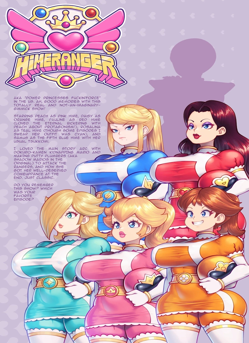 Super Hentai Himeranger! [SuperSatanSon] cover
