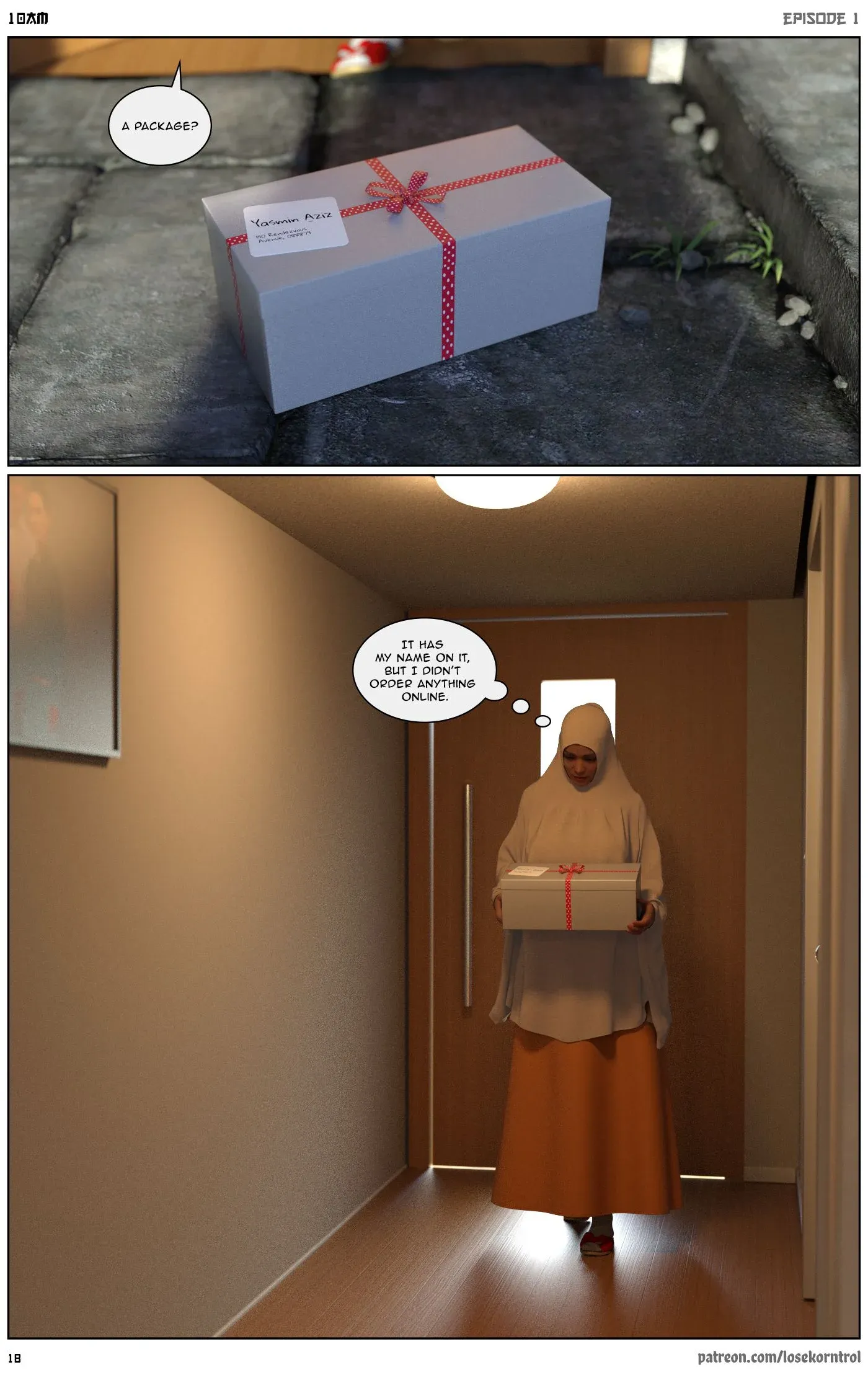 10 AM, 1 . 10 AM - Chapter 1 [LoseKorntrol, Hijab 3DX], page 19 of 52