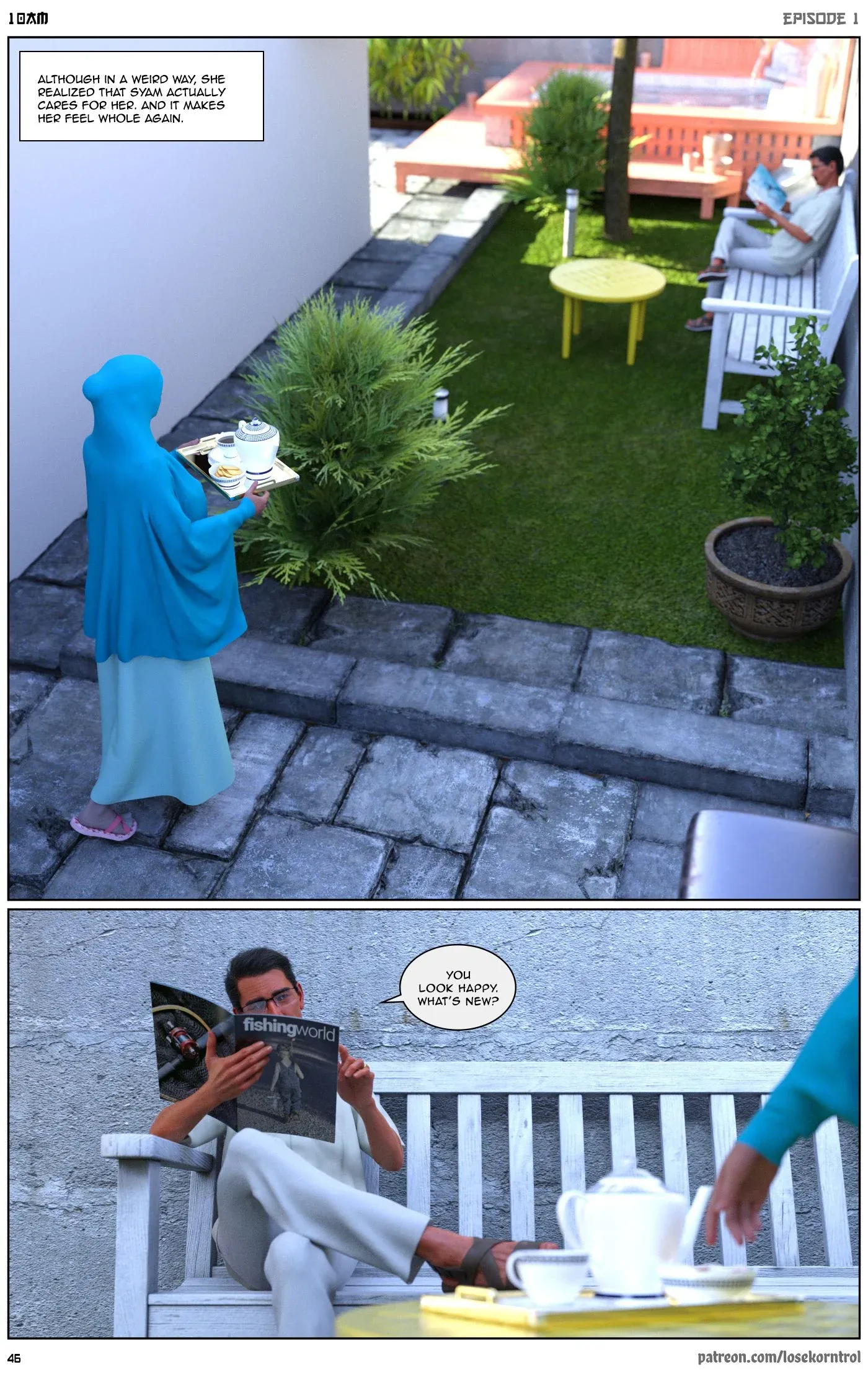 10 AM, 1 . 10 AM - Chapter 1 [LoseKorntrol, Hijab 3DX], page 47 of 52