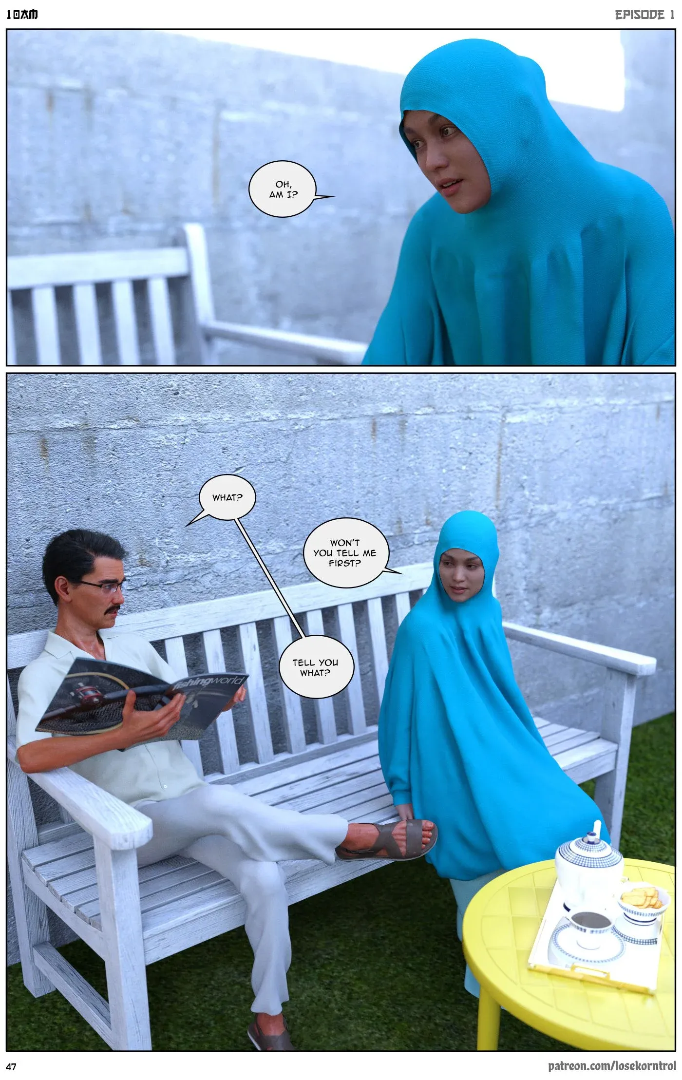 10 AM, 1 . 10 AM - Chapter 1 [LoseKorntrol, Hijab 3DX], page 48 of 52