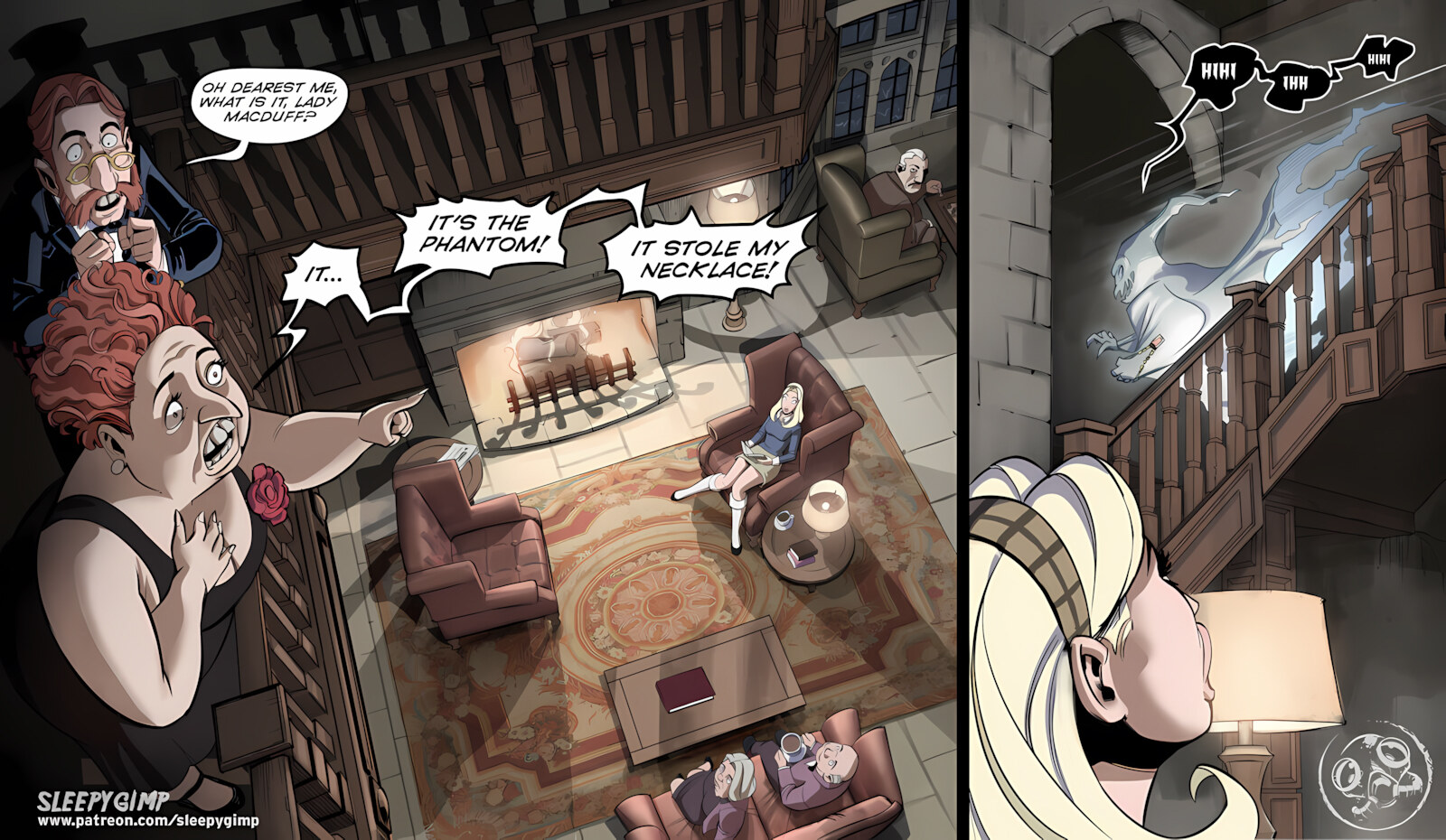 Mystery Of The White Phantom [Sleepy Gimp], Mystery Of The White Phantom, page 3 of 32