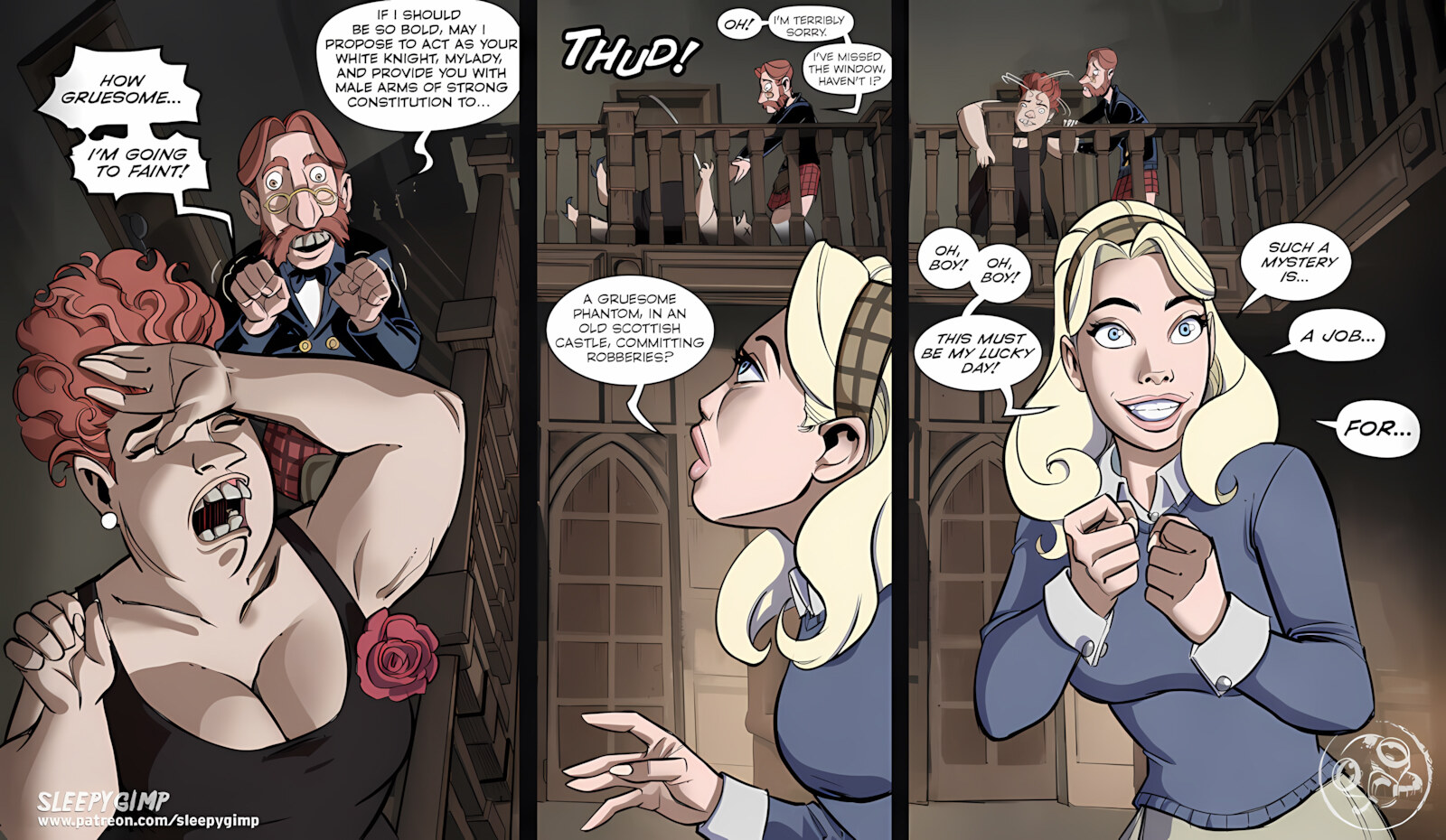 Mystery Of The White Phantom [Sleepy Gimp], Mystery Of The White Phantom, page 4 of 32