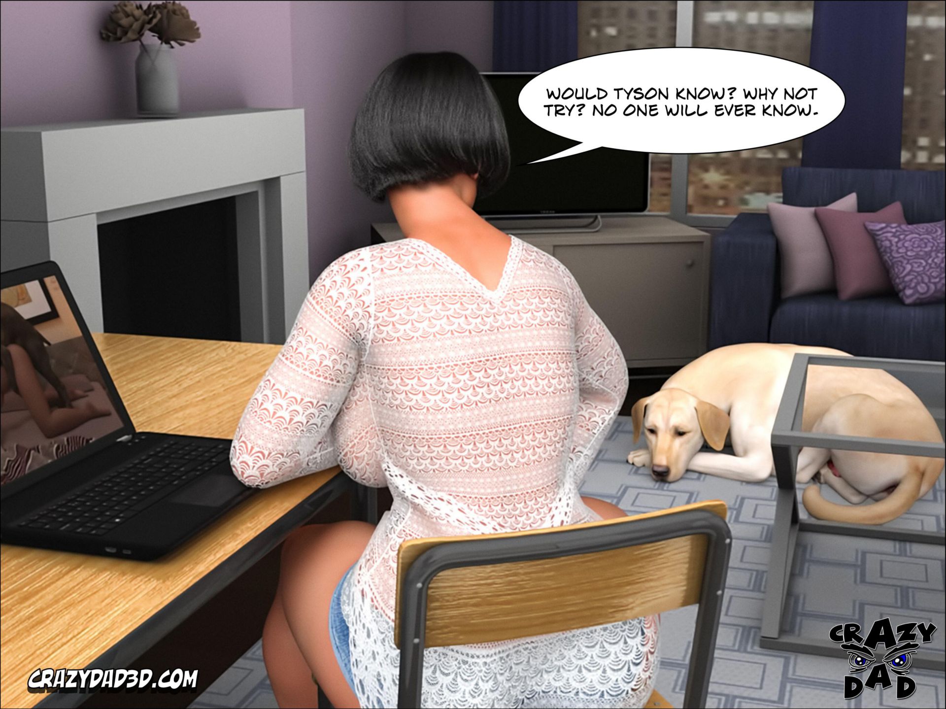 Naughty Kamilla [CrazyDad3D], Naughty Kamilla - Discovery, page 21 of 75