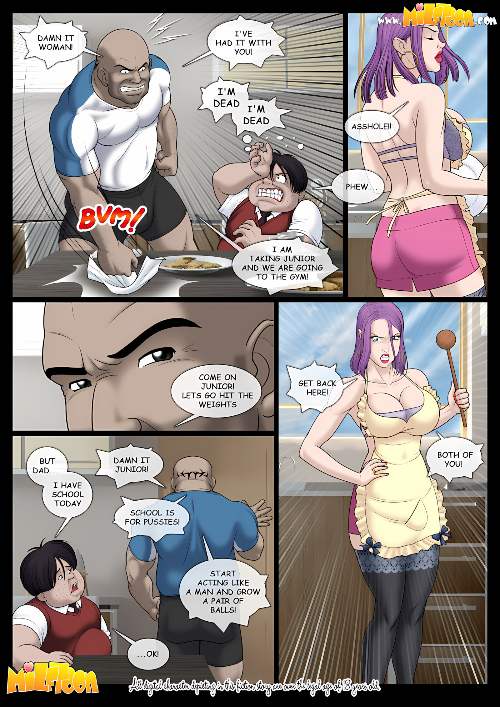 No Internet [Milftoon], No Internet 2, page 2 of 23
