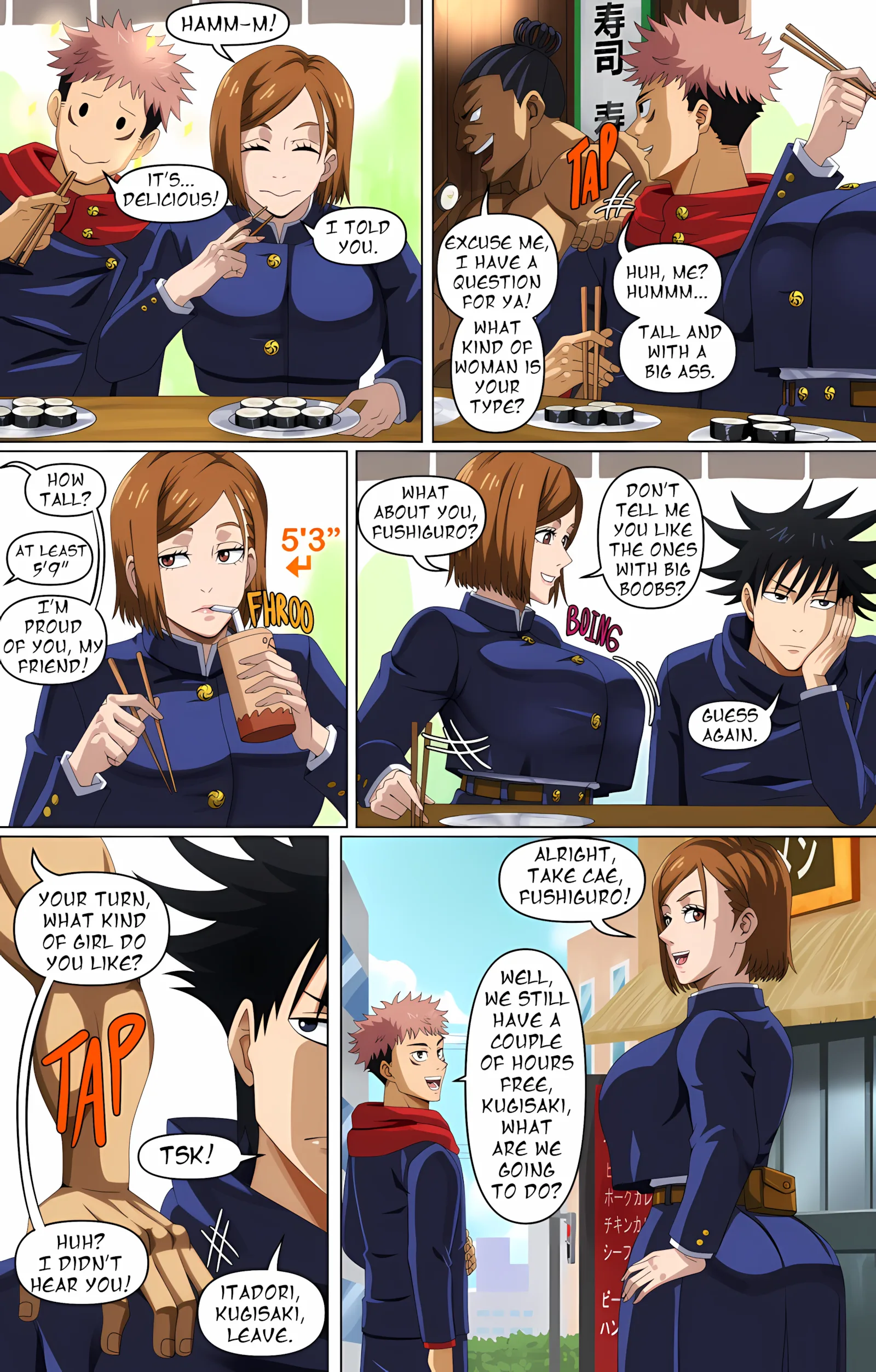 Nobara and Yuji [Jujutsu Kaisen] [PinkPawg], Nobara and Yuji [Jujutsu Kaisen], page 3 of 16