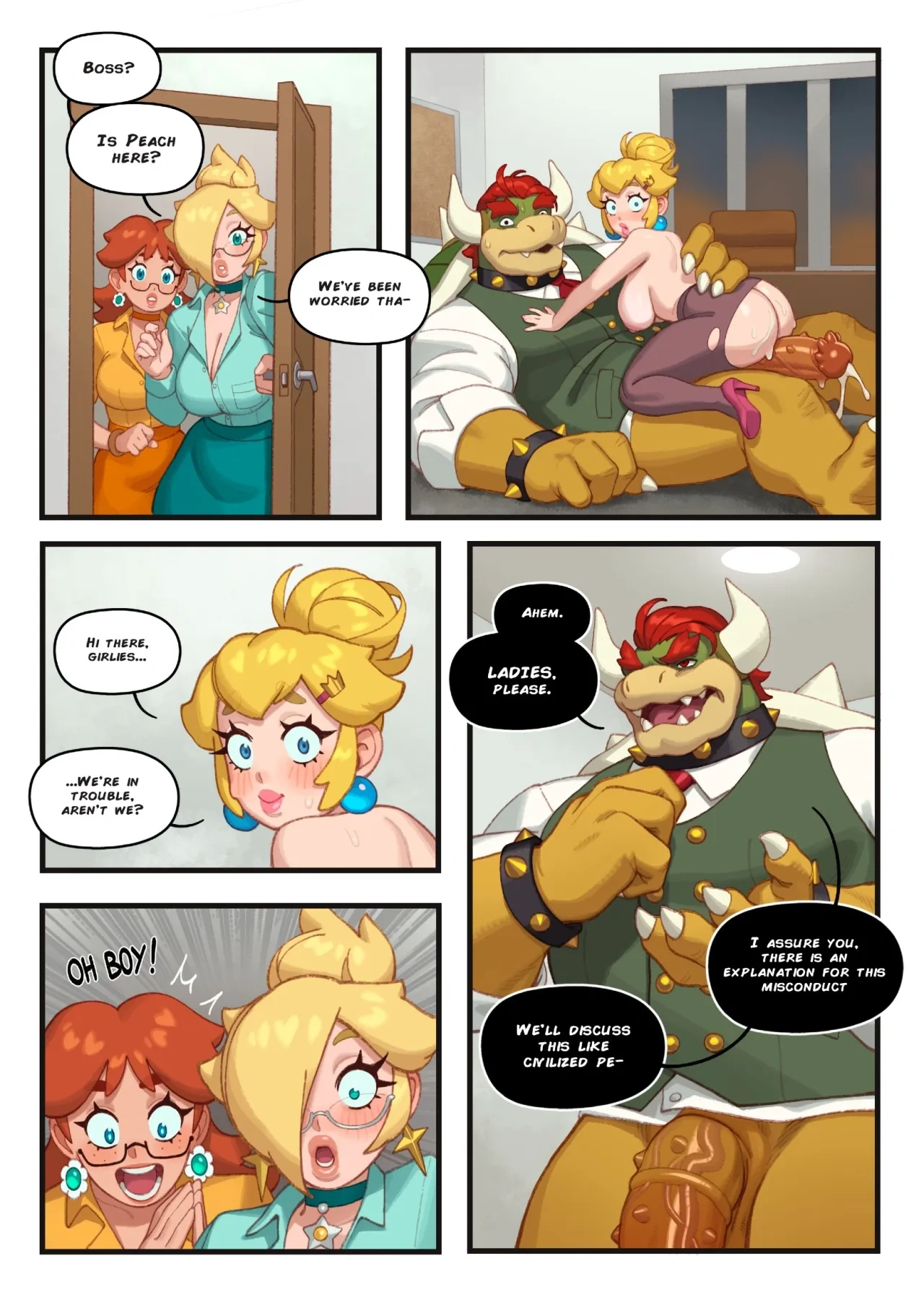 Office Affair [Riz], 1. Office Affair [Super Mario Brothers], page 16 of 17