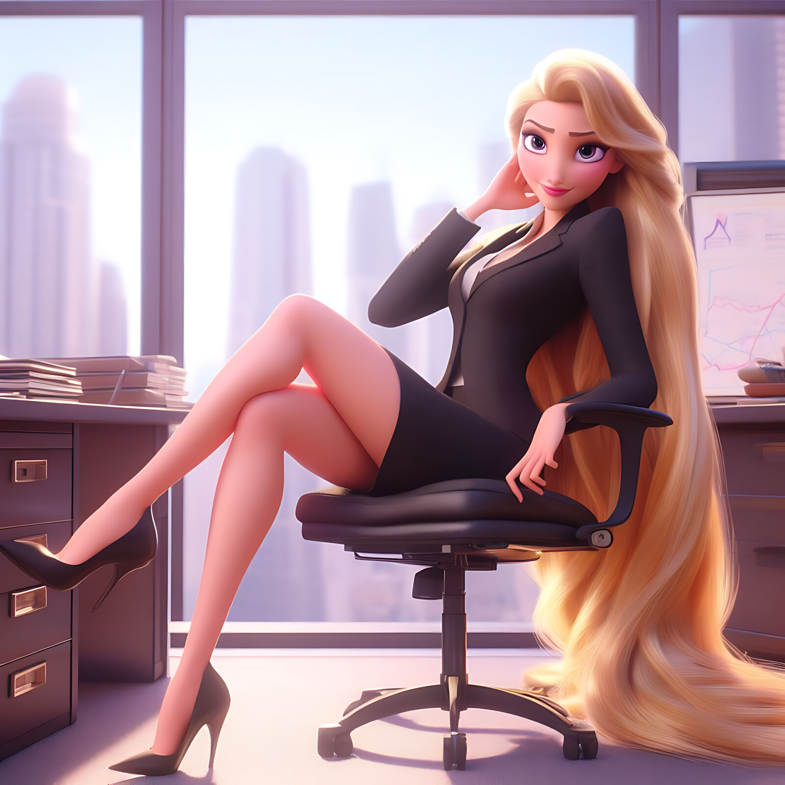 Office Lady [PatchesTheHyena], Office Lady, page 8 of 15