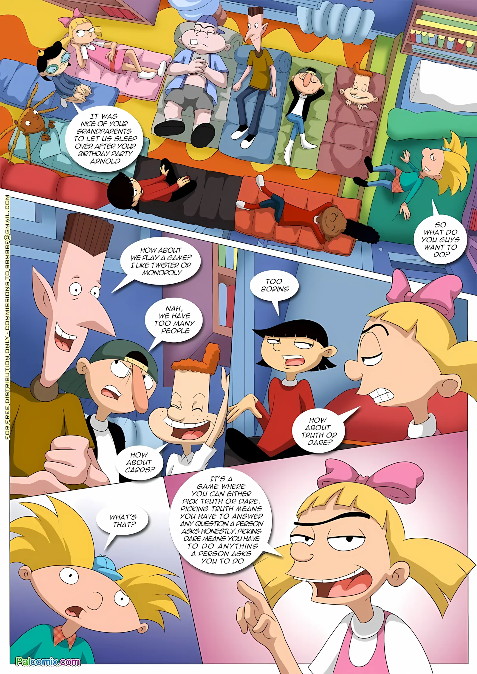 After Party (Hey Arnold!) [Palcomix], 1 . After Party - (Hey Arnold!) [Palcomix], page 2 of 19