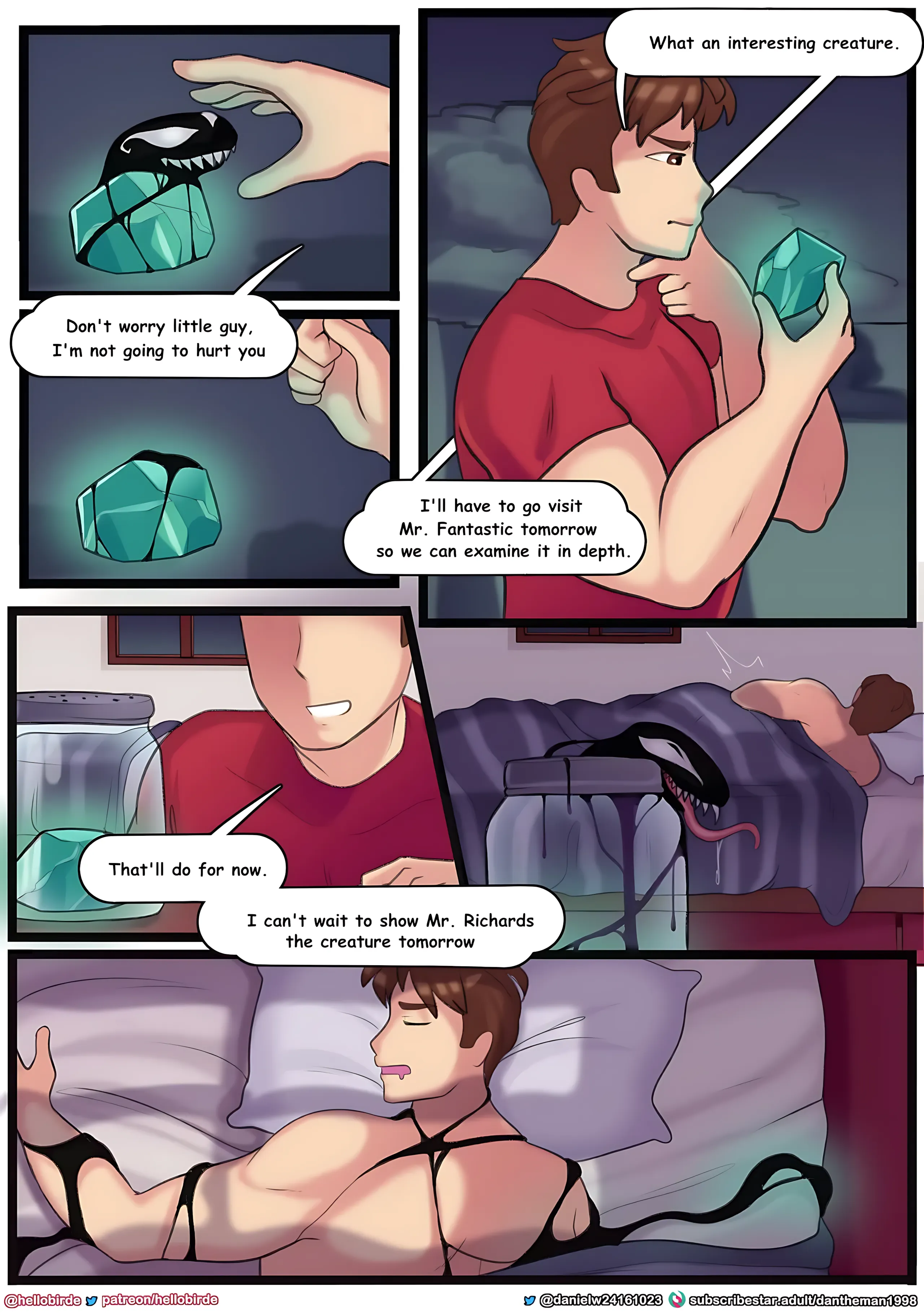 Peter’s Sexual Symbiosis (Spider-Man) [Hellobirde], 1. Peter's Sexual Symbiosis (Spider-Man), page 3 of 23