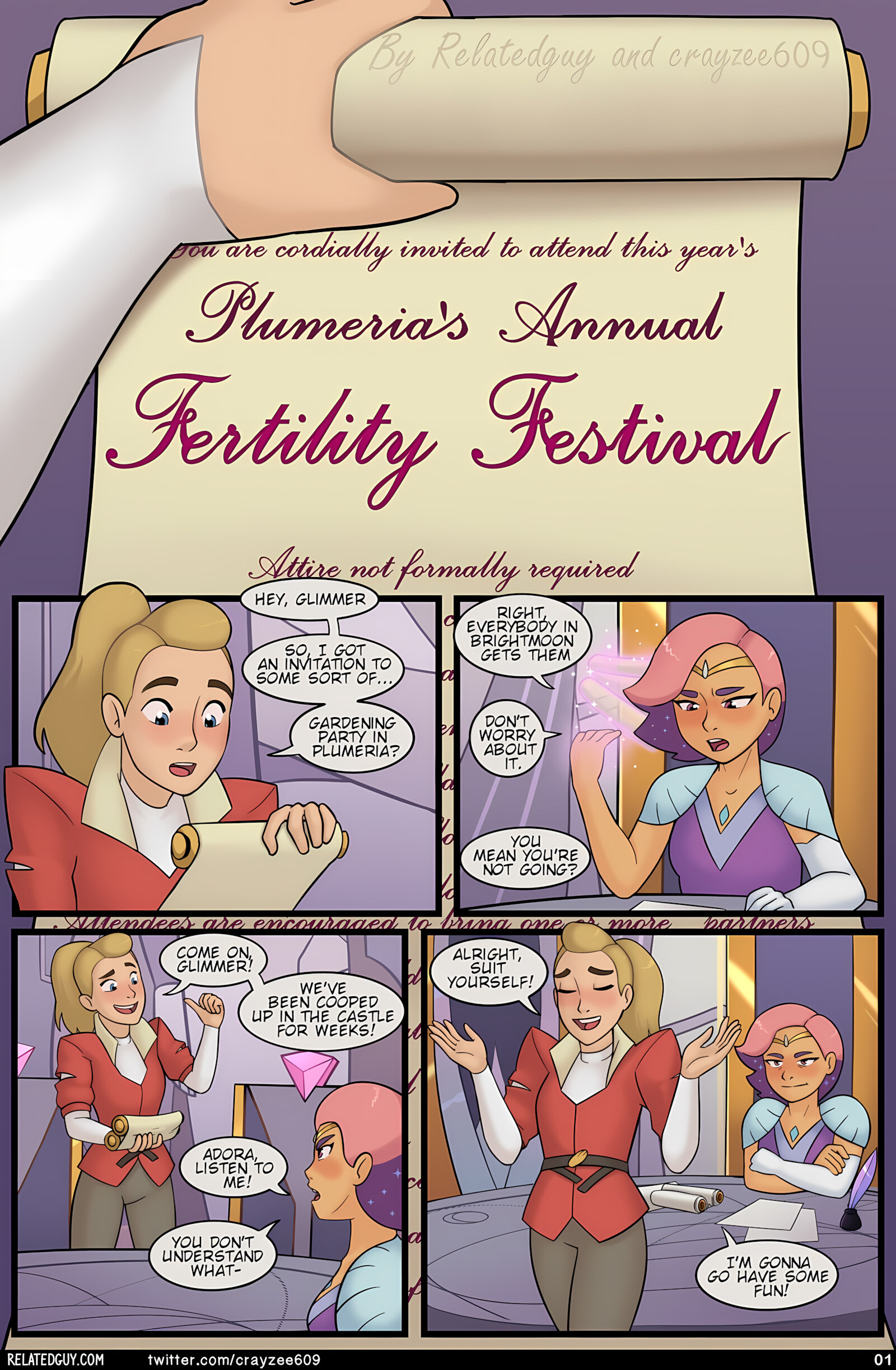 Plumera’s Annual Fertility Festival [Relatedguy], Plumera's Annual Fertility Festival, page 1 of 16