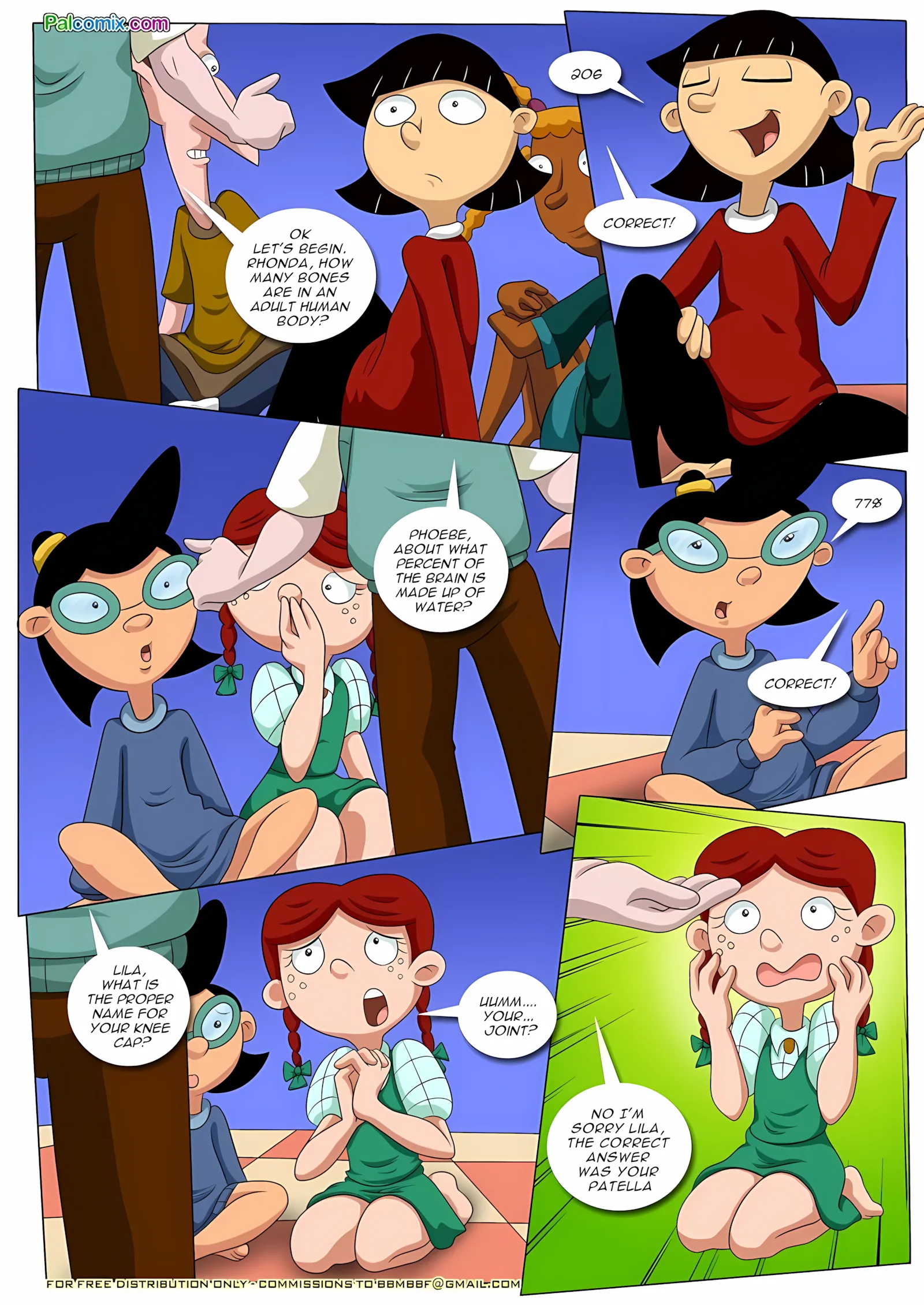 Pop Quiz (Hey Arnold!) [Palcomix], 1 . Pop Quiz - (Hey Arnold!) [Palcomix], page 4 of 13