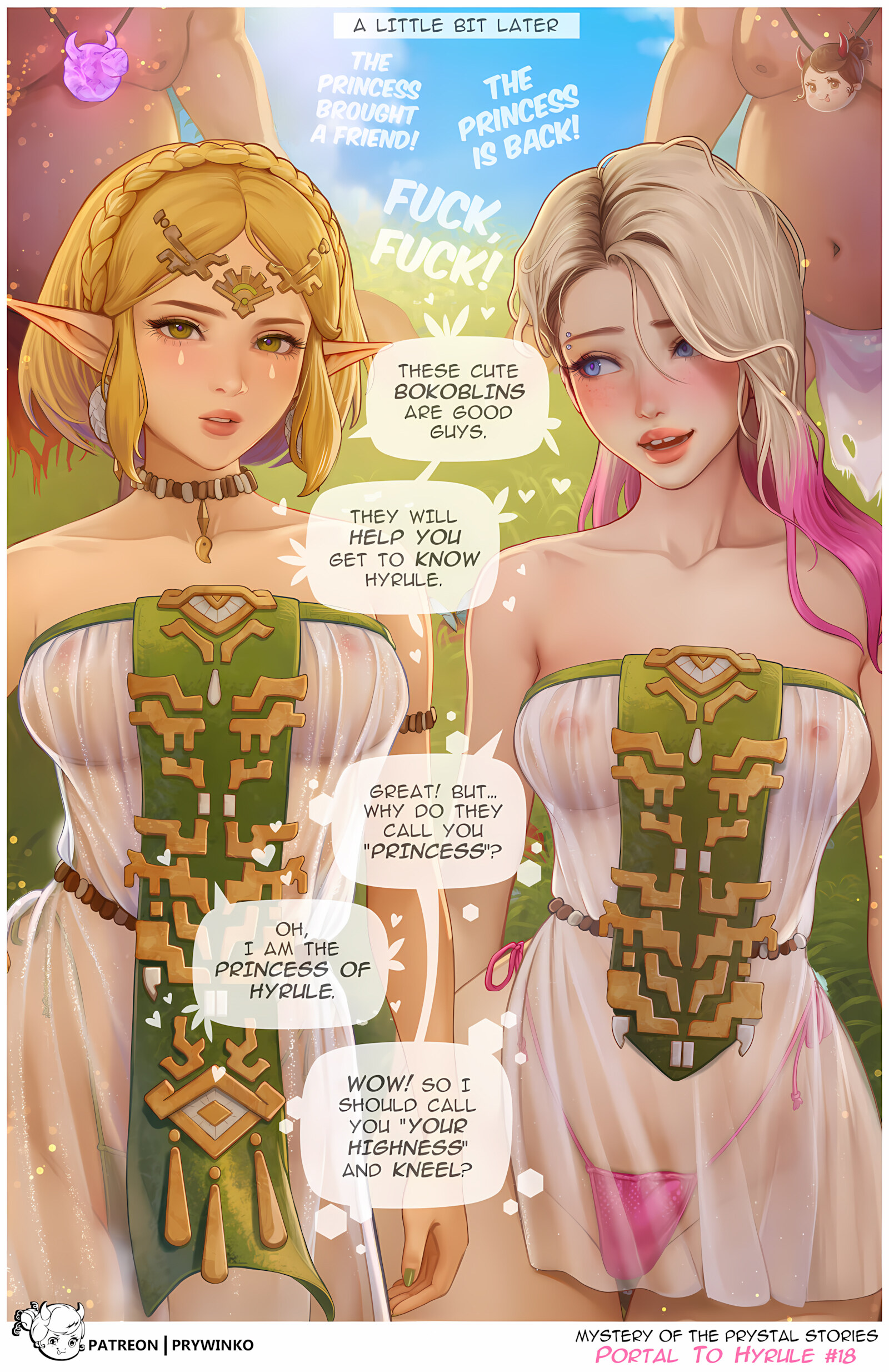 Portal to Hyrule [Prywinko], Across The Spider-Verse Portal To Hyrule (Futa), page 18 of 57
