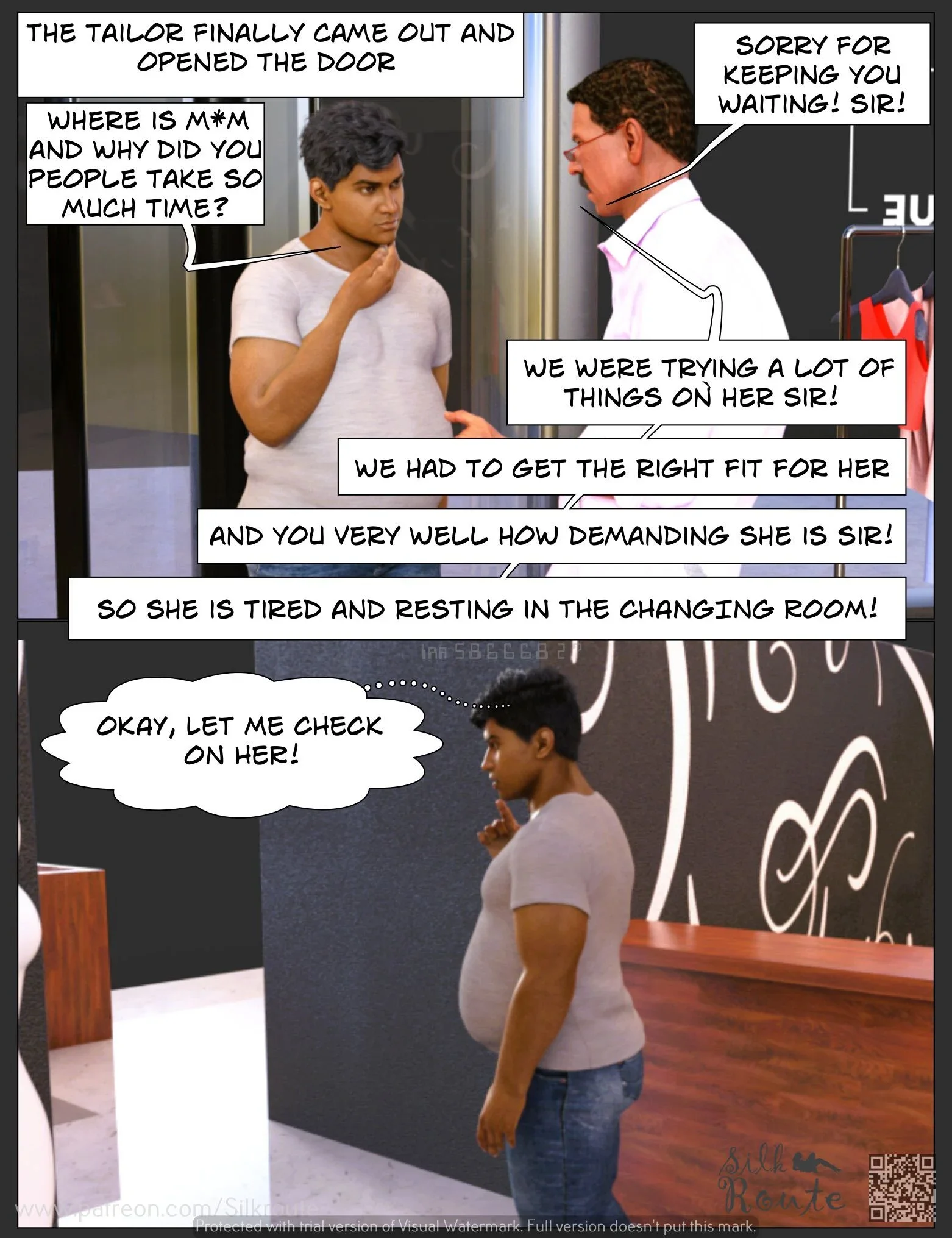 Rani Aunty [Indian Porn], 3.2 . Rani Aunty - The V - 2 - Chapter 3.2 [Silk Route], page 57 of 59