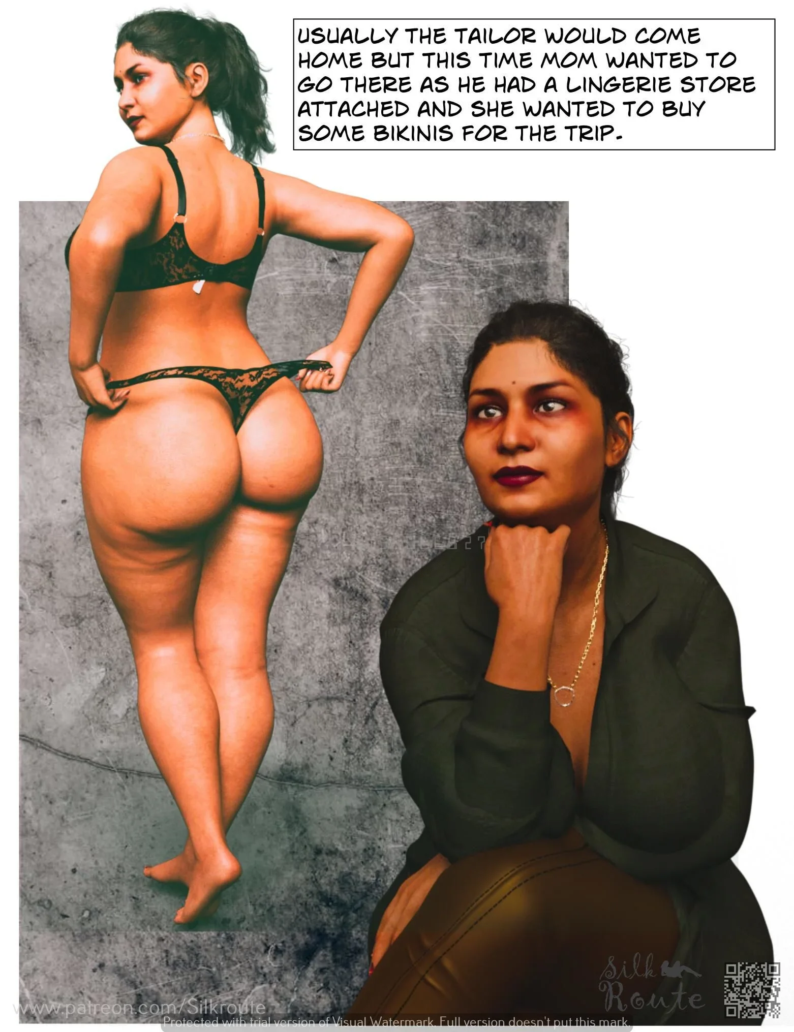 Rani Aunty [Indian Porn], 3.1 . Rani Aunty - The V - 1 - Chapter 3.2 [Silk Route], page 6 of 54