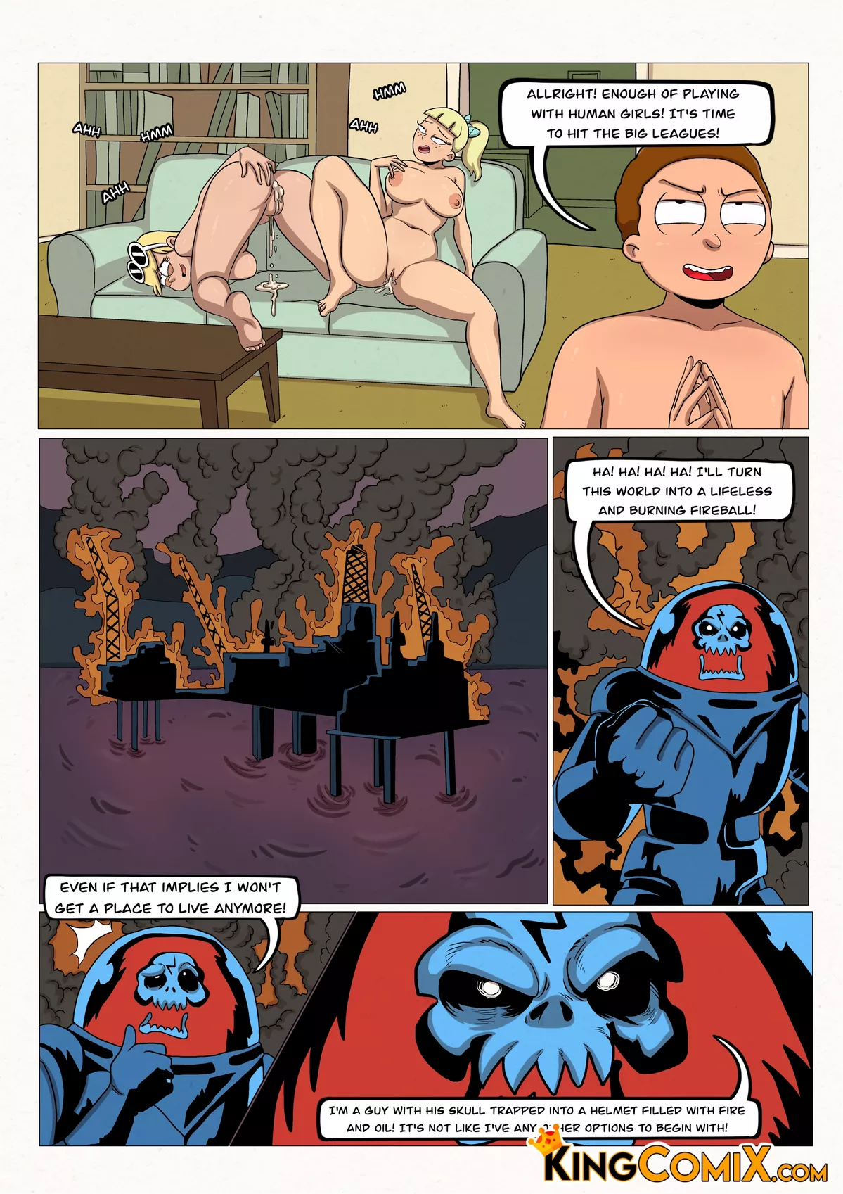 Rick and Morty Another Morty Sex Comic [Kingcomix], Rick and Morty Another Morty Sex Comic, page 16 of 32
