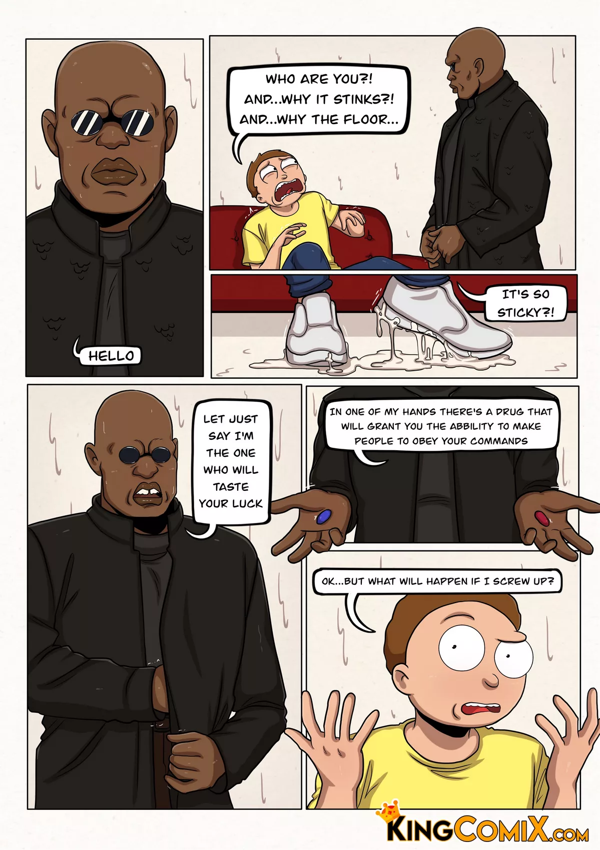 Rick and Morty Another Morty Sex Comic [Kingcomix], Rick and Morty Another Morty Sex Comic, page 5 of 32
