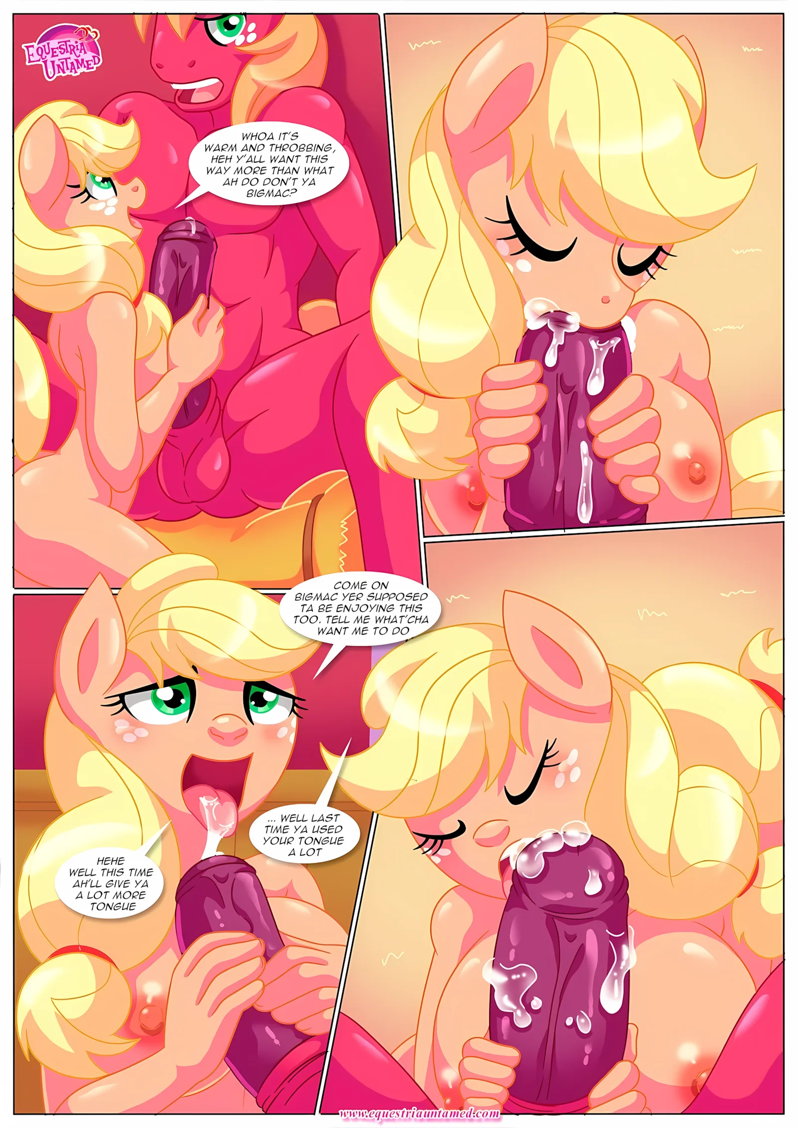 Applejack’s Secret Is Out (My Little Pony – Friendship Is Magic) [Palcomix], 1 . Applejack's Secret Is Out - (My Little Pony - Friendship Is Magic) [Palcomix], page 5 of 21