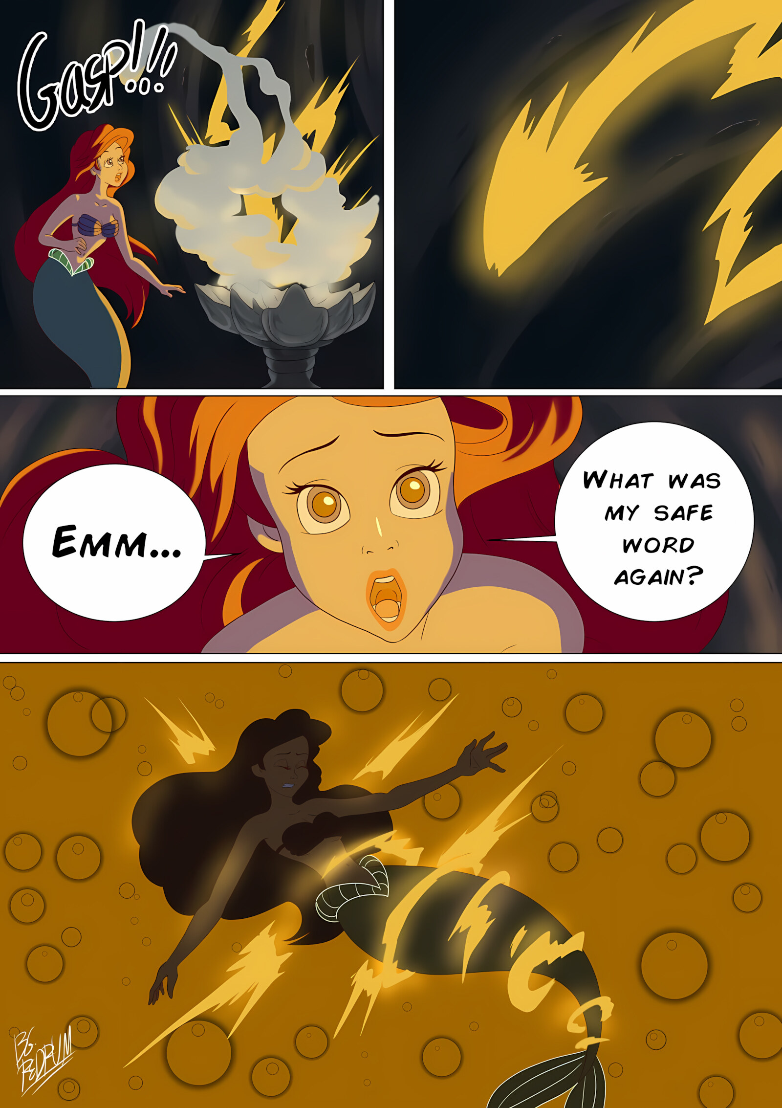Ariel’s transformation [BGRedrum], Ariel's transformation, page 1 of 13