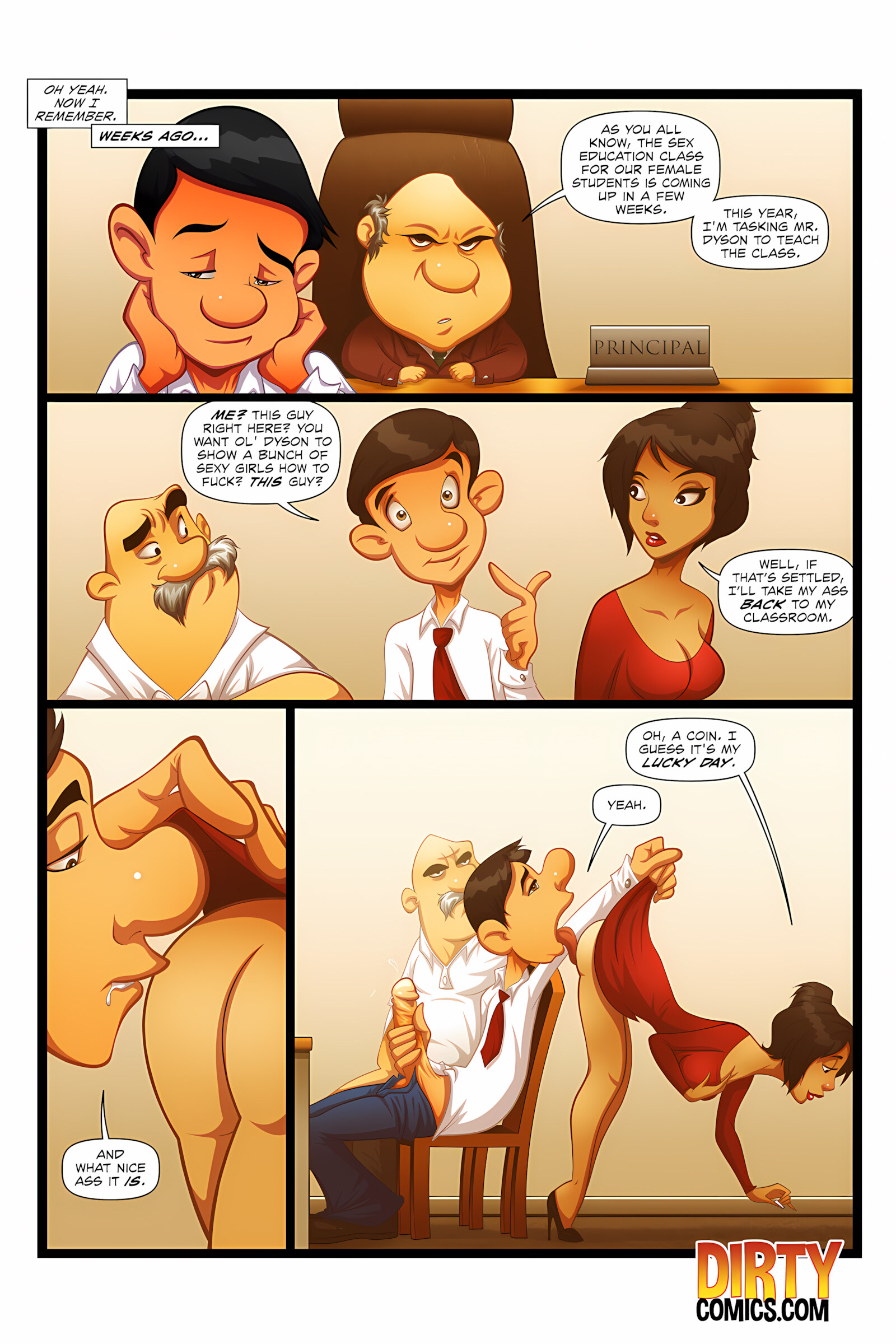 Sex Ed [Dirty Comics], Sex Ed, page 3 of 12