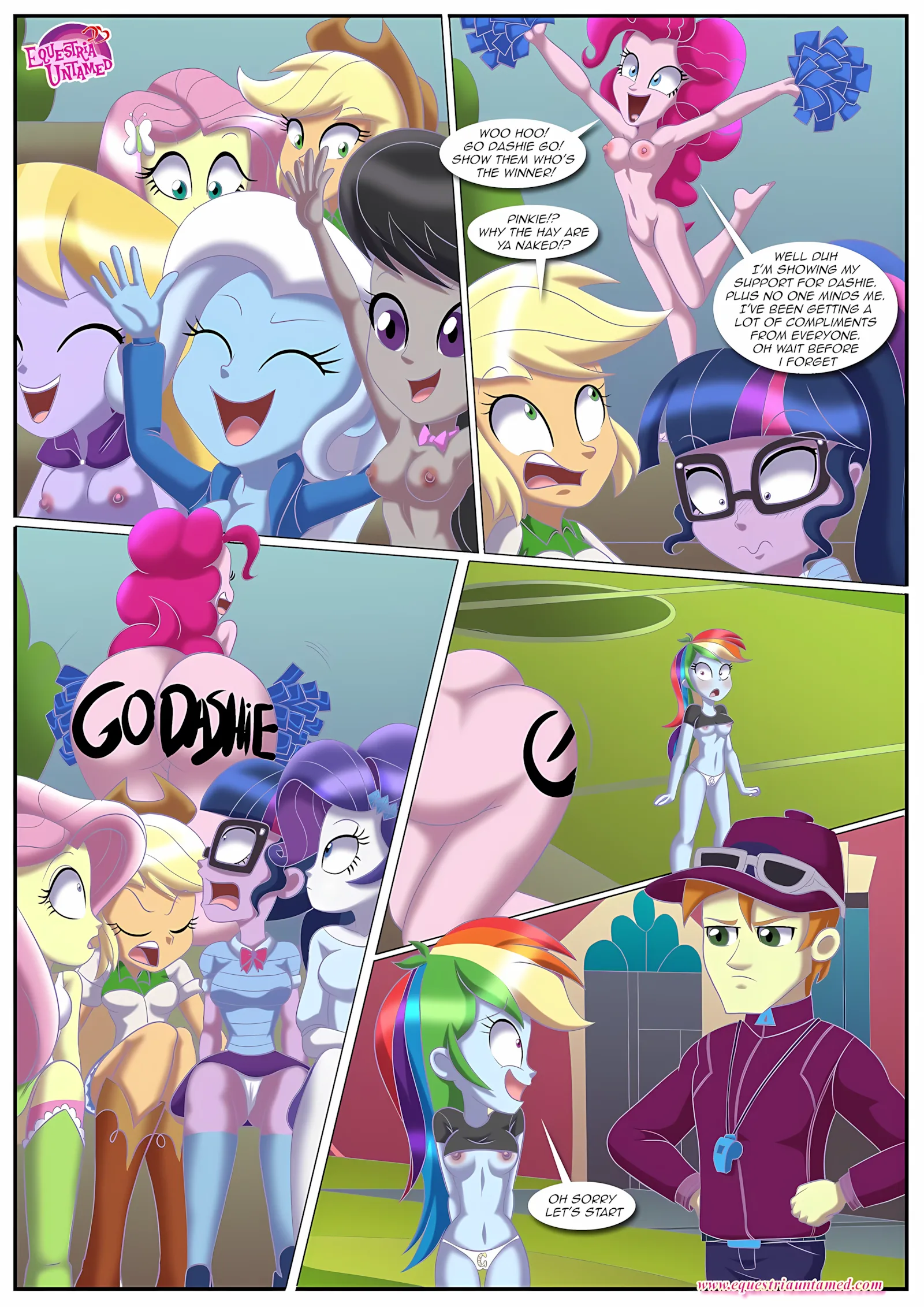 Sex Reeducation (My Little Pony – Equestria Girls) [Palcomix], 1 . Sex Reeducation - (My Little Pony - Equestria Girls) [Palcomix], page 6 of 30