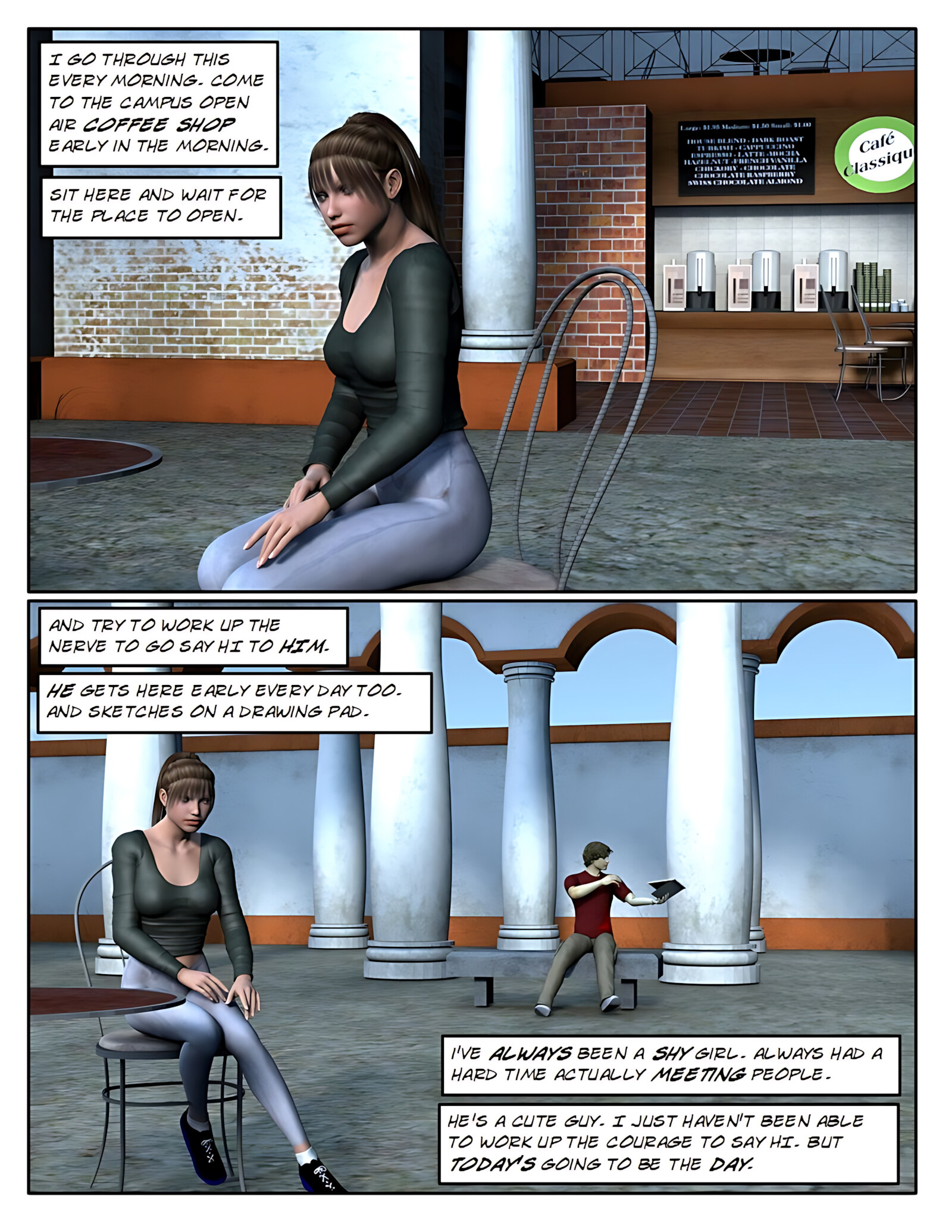 Shy Body Sculptor [StrongAndStacked], Shy Body Sculptor, page 2 of 33