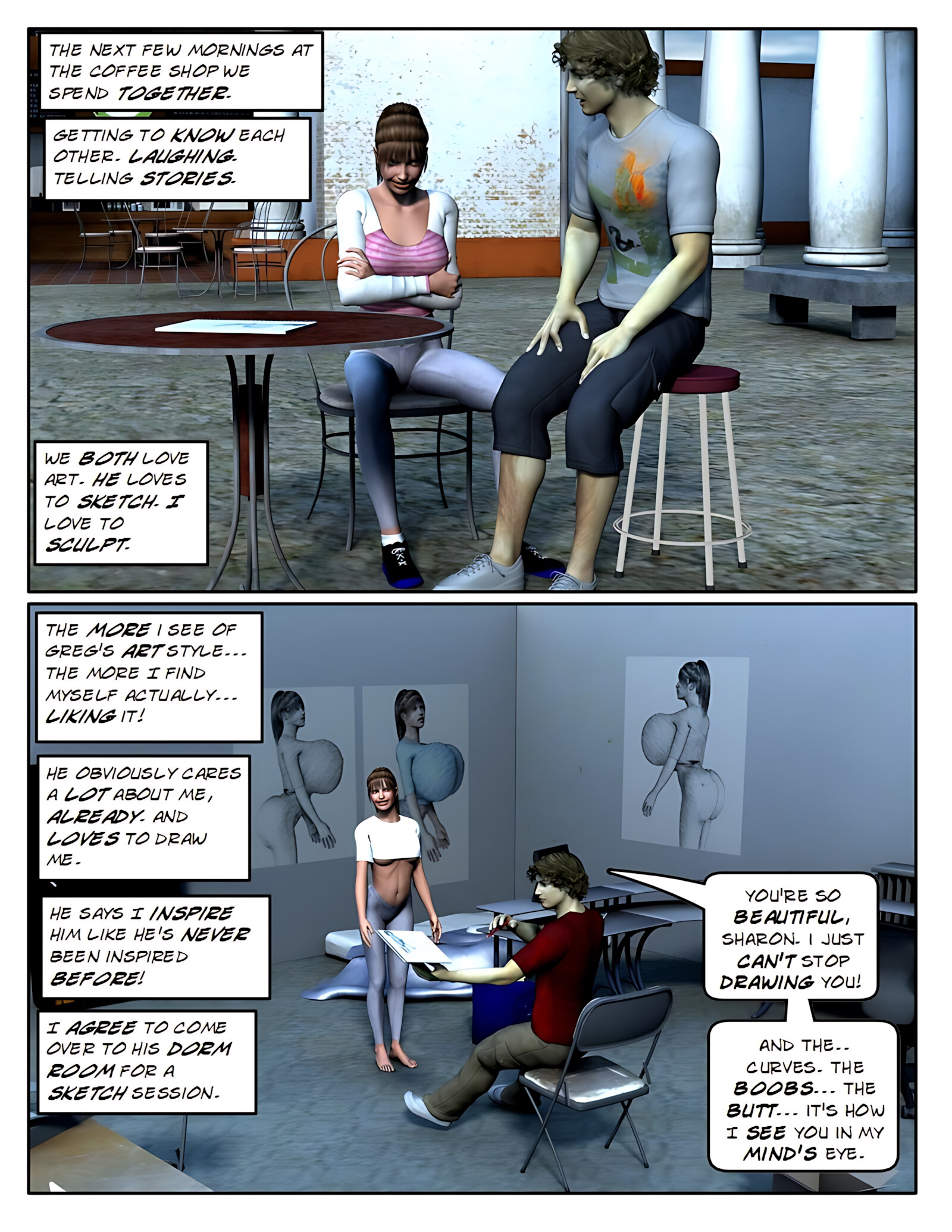 Shy Body Sculptor [StrongAndStacked], Shy Body Sculptor, page 11 of 33