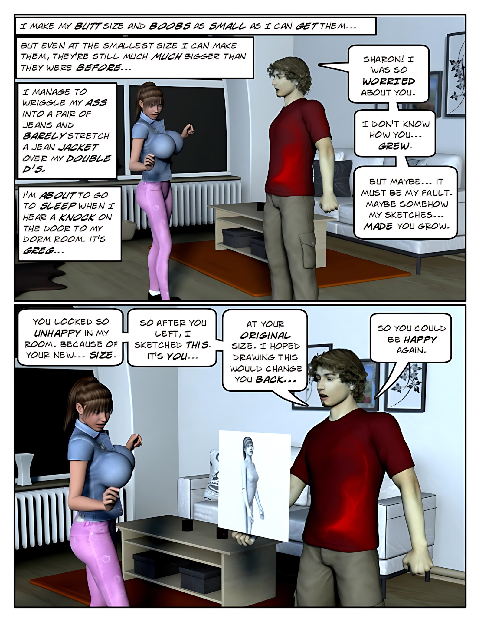 Shy Body Sculptor [StrongAndStacked], Shy Body Sculptor, page 22 of 33