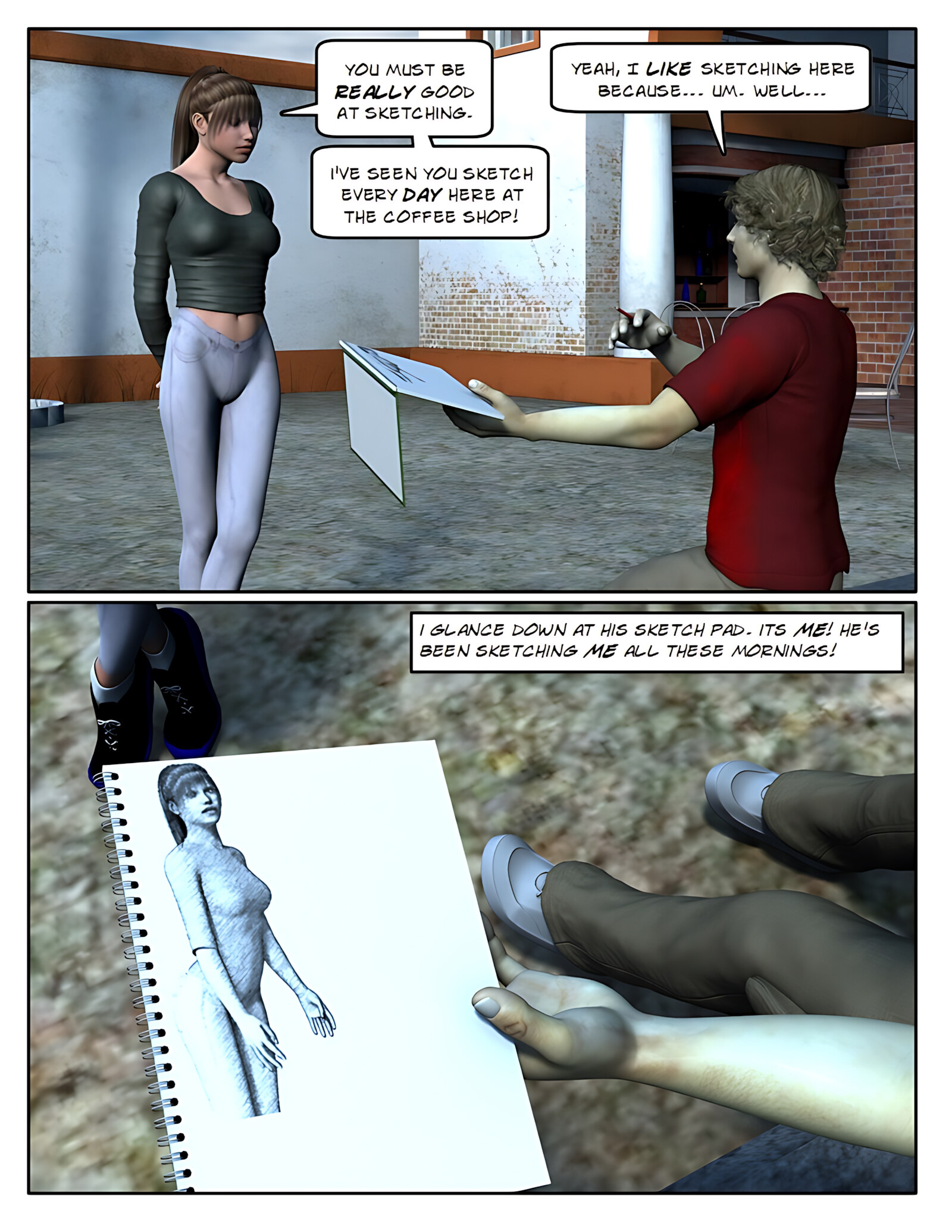 Shy Body Sculptor [StrongAndStacked], Shy Body Sculptor, page 5 of 33