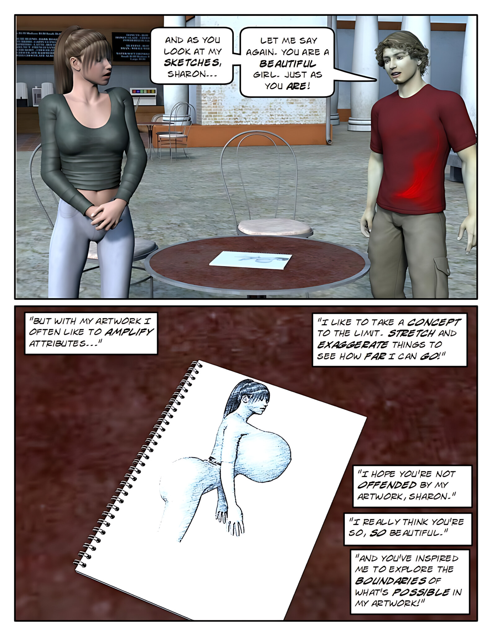 Shy Body Sculptor [StrongAndStacked], Shy Body Sculptor, page 7 of 33