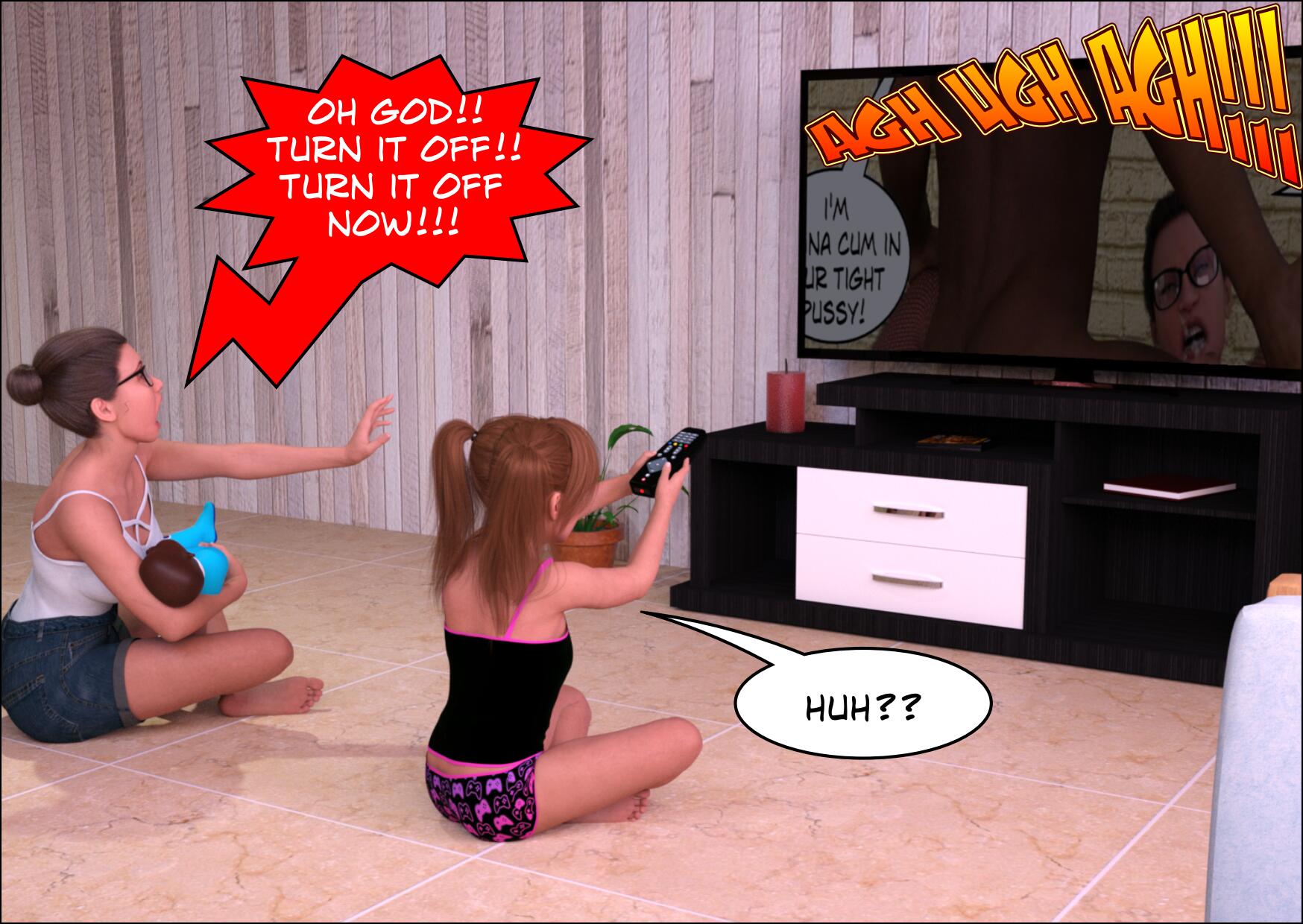 Slutwife Gangbang [Mature3DComics], Slutwife Gangbang 2, page 2 of 22