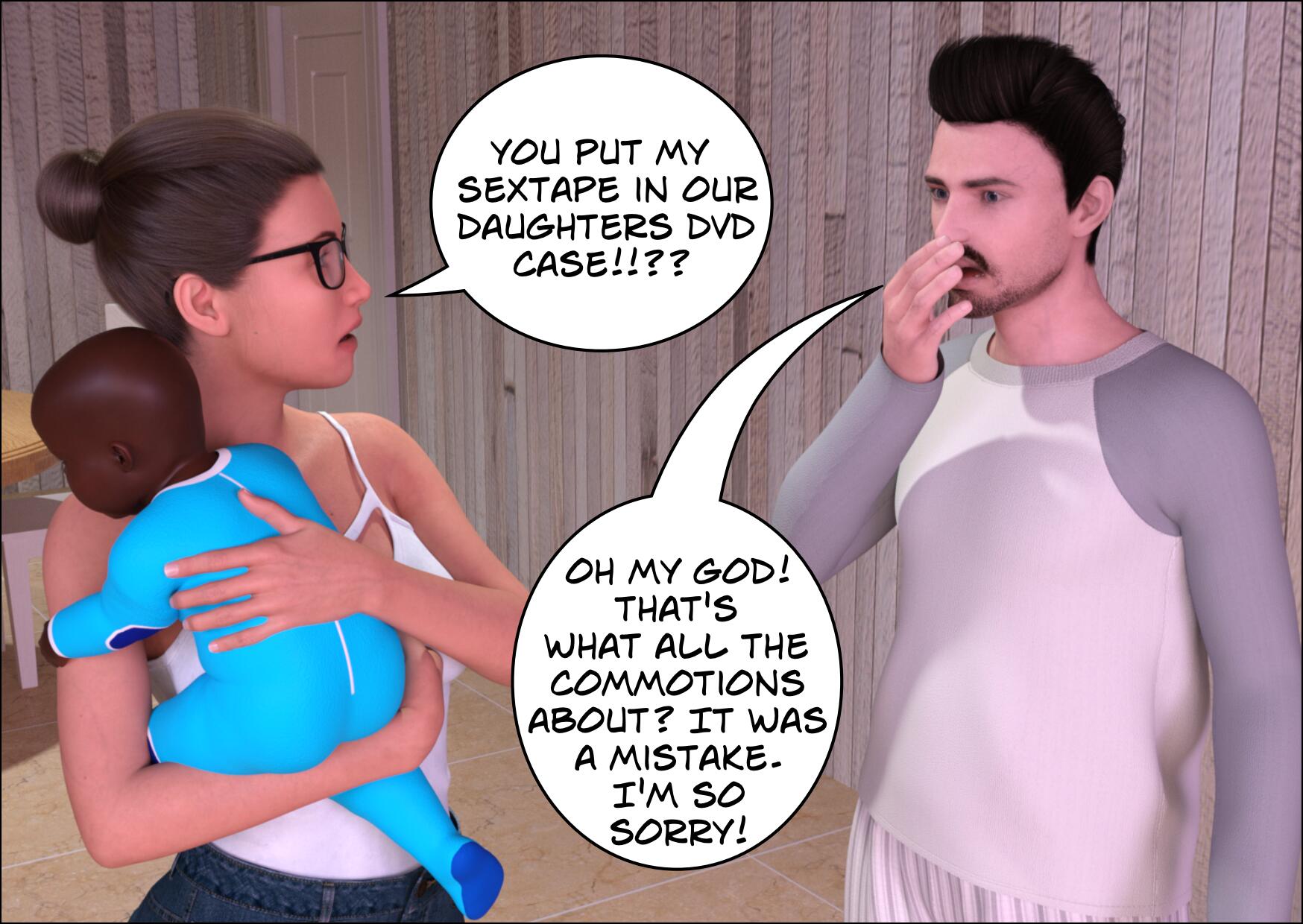 Slutwife Gangbang [Mature3DComics], Slutwife Gangbang 2, page 5 of 22