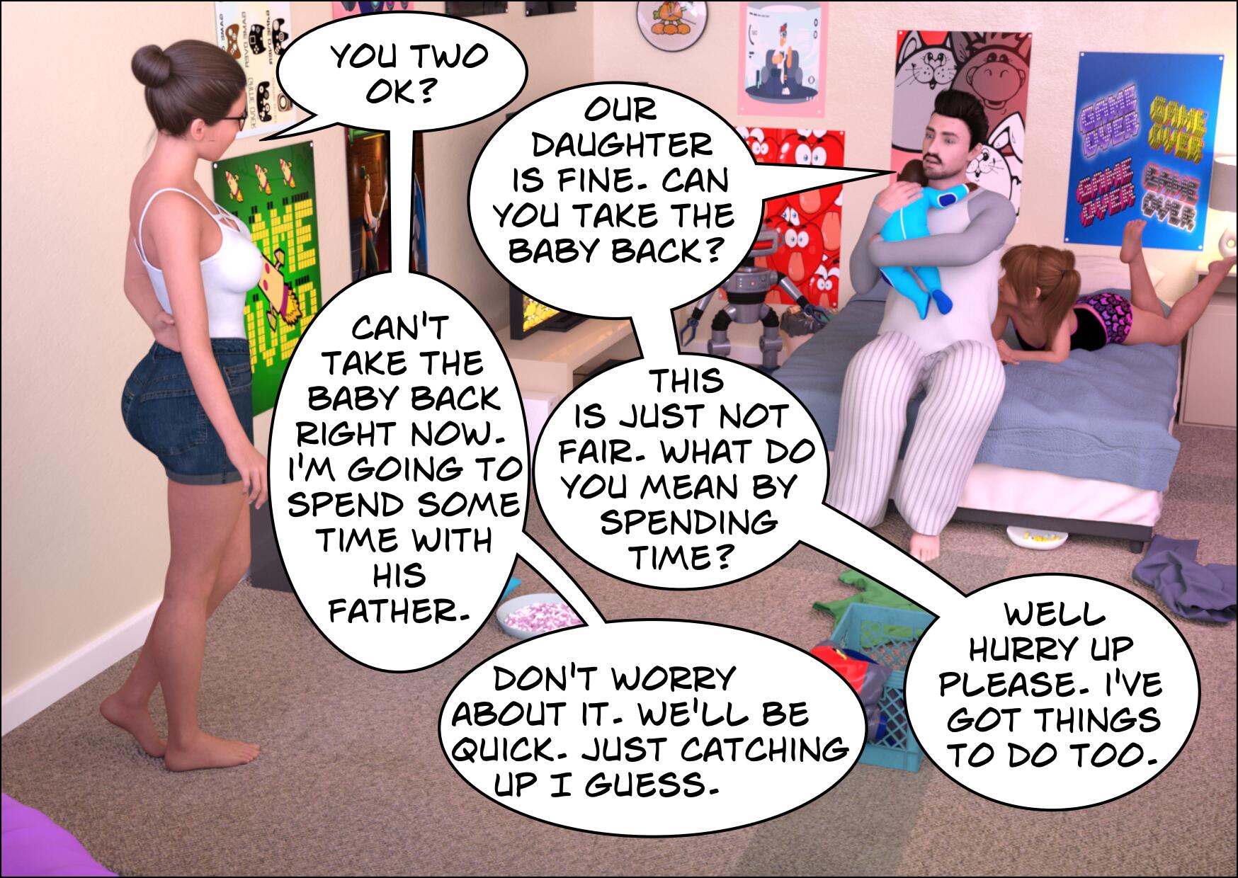 Slutwife Gangbang [Mature3DComics], Slutwife Gangbang 2, page 8 of 22