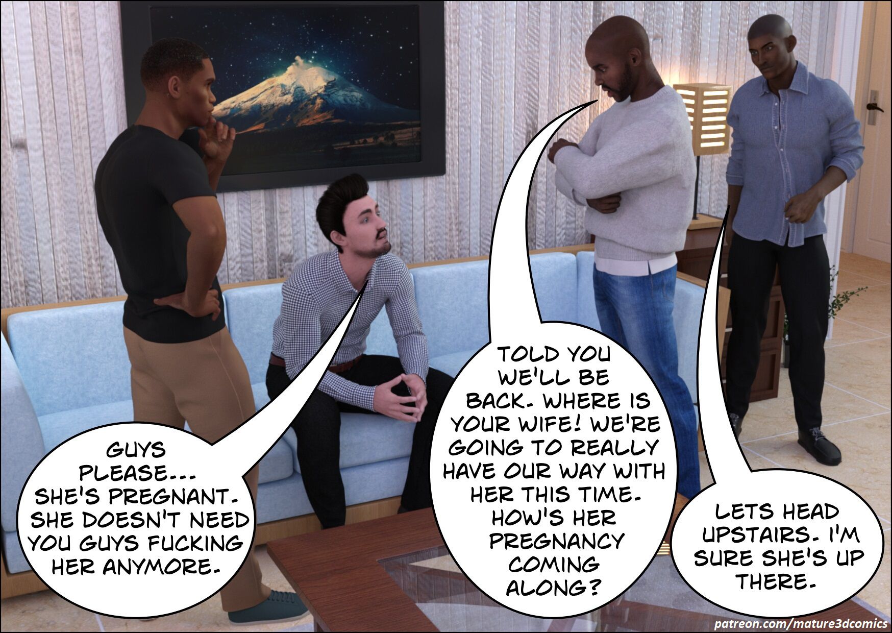 Slutwife Gangbang [Mature3DComics], Slutwife Gangbang 1, page 19 of 27