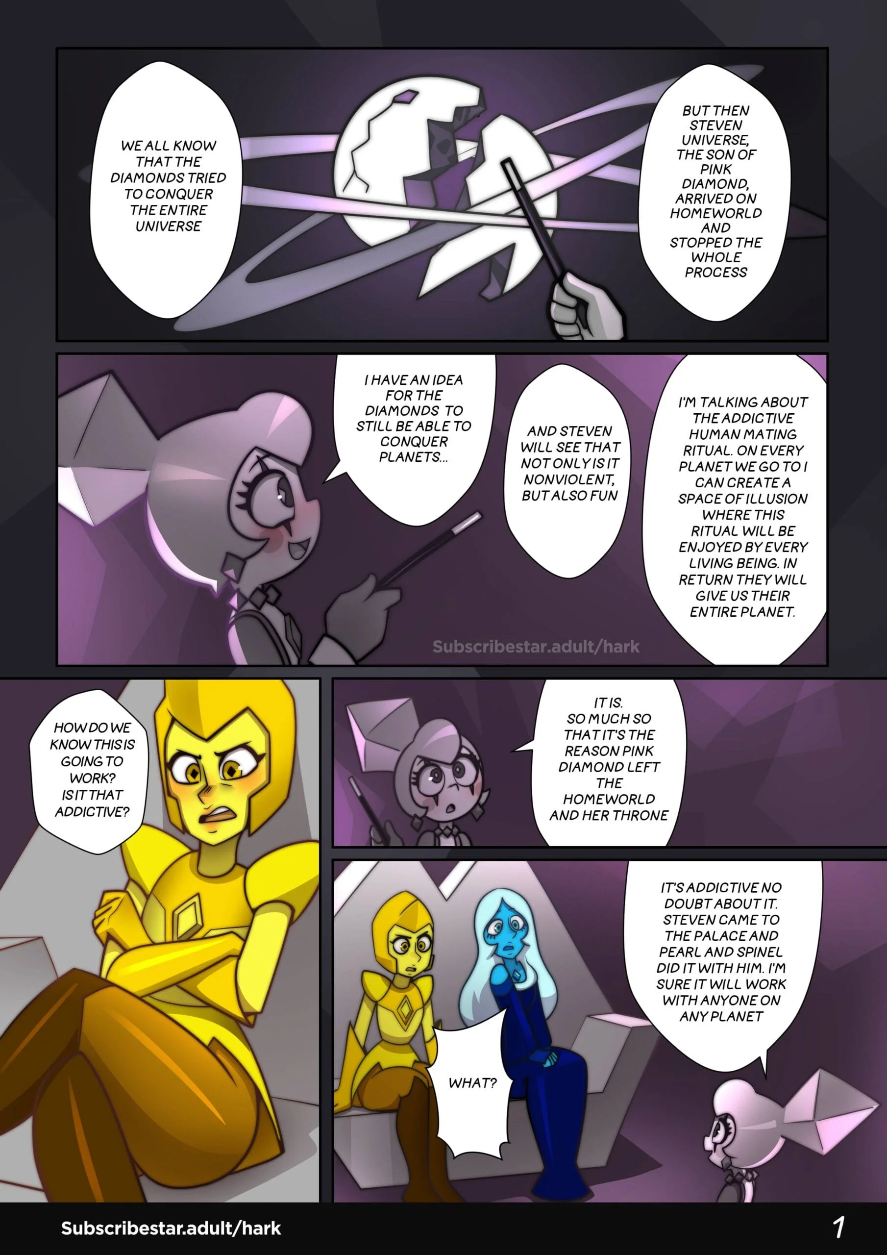 Steven’s Desire – Steven Universe, 2 . Steven's Desire - Chapter 2 [HarkArt], page 2 of 61