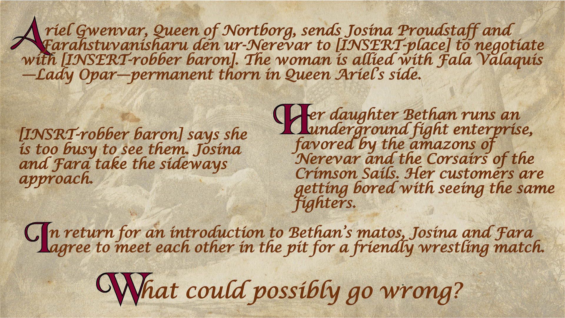 Tales Of Hylore [SquarePeg3D], Tales Of Hylore- Trading Blows, page 2 of 104