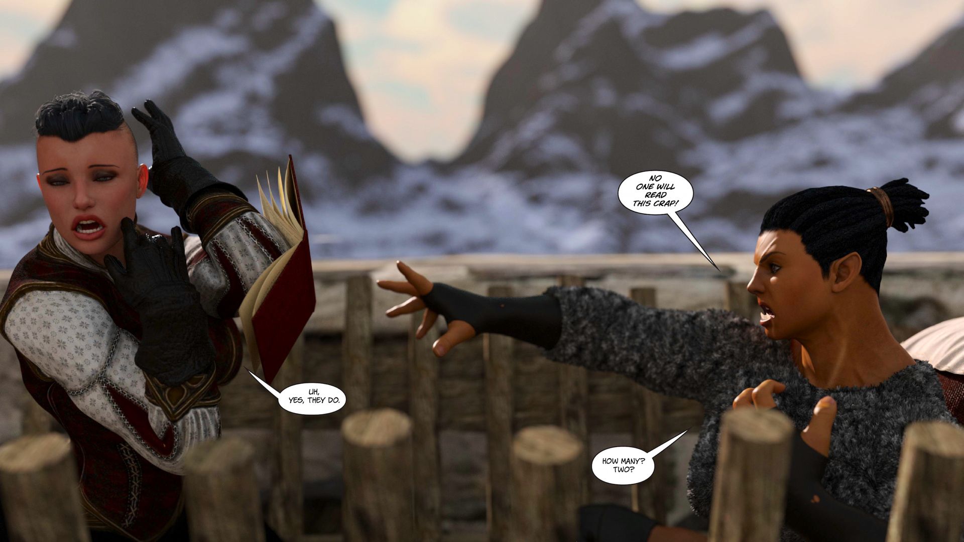 Tales Of Hylore [SquarePeg3D], Tales Of Hylore - All Shel Breaks Loose, page 95 of 100