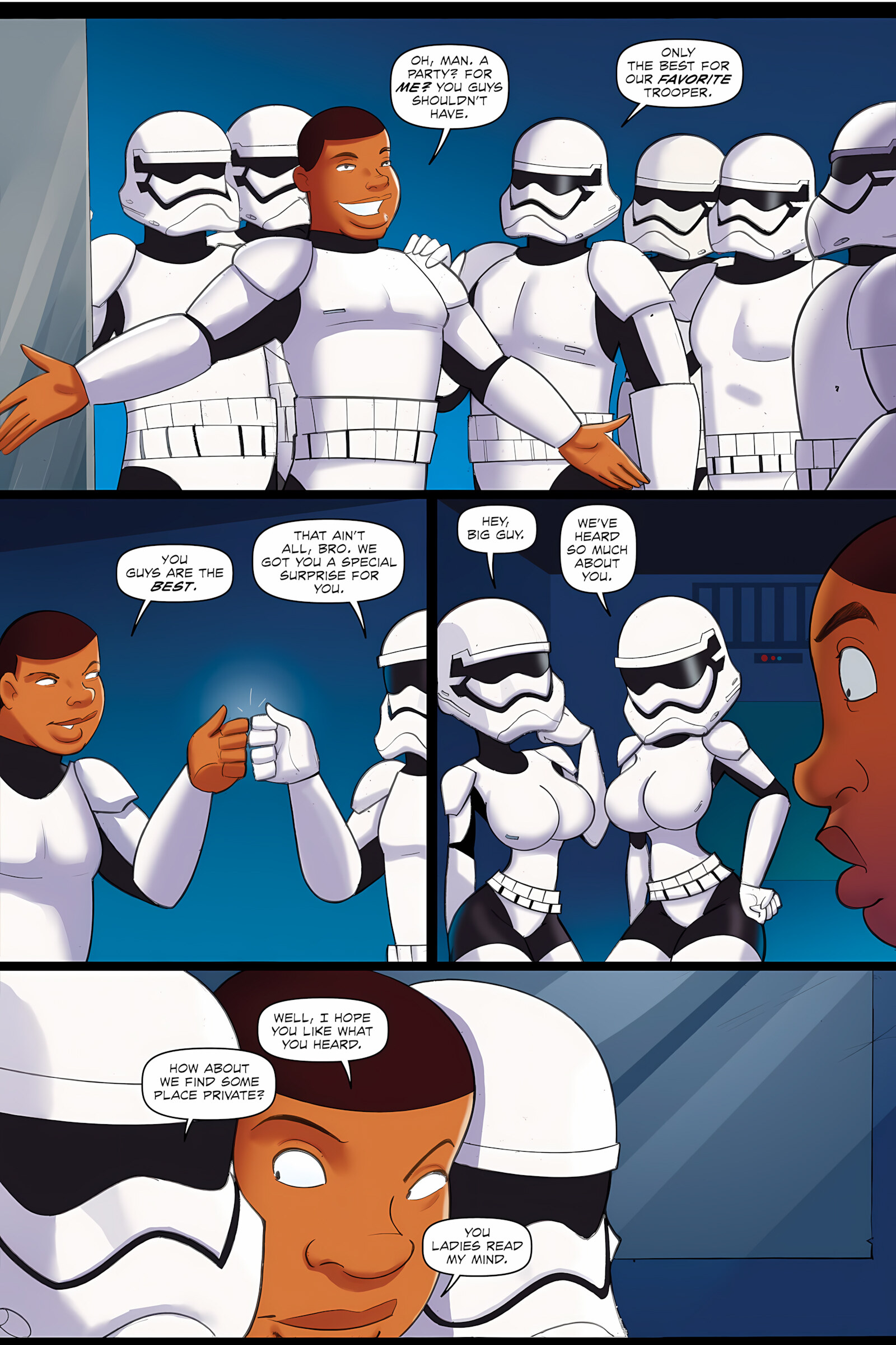 The Cock Awakens [Dirty Comics], The Cock Awakens, page 2 of 26