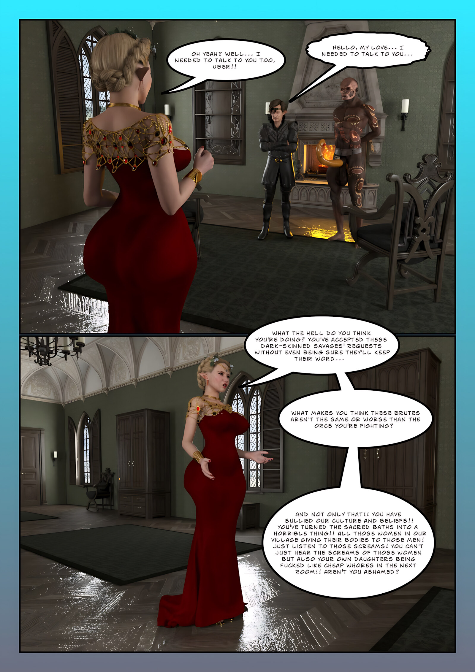 The Dark Ones [Moiarte3D], The Dark Ones 3, page 70 of 99