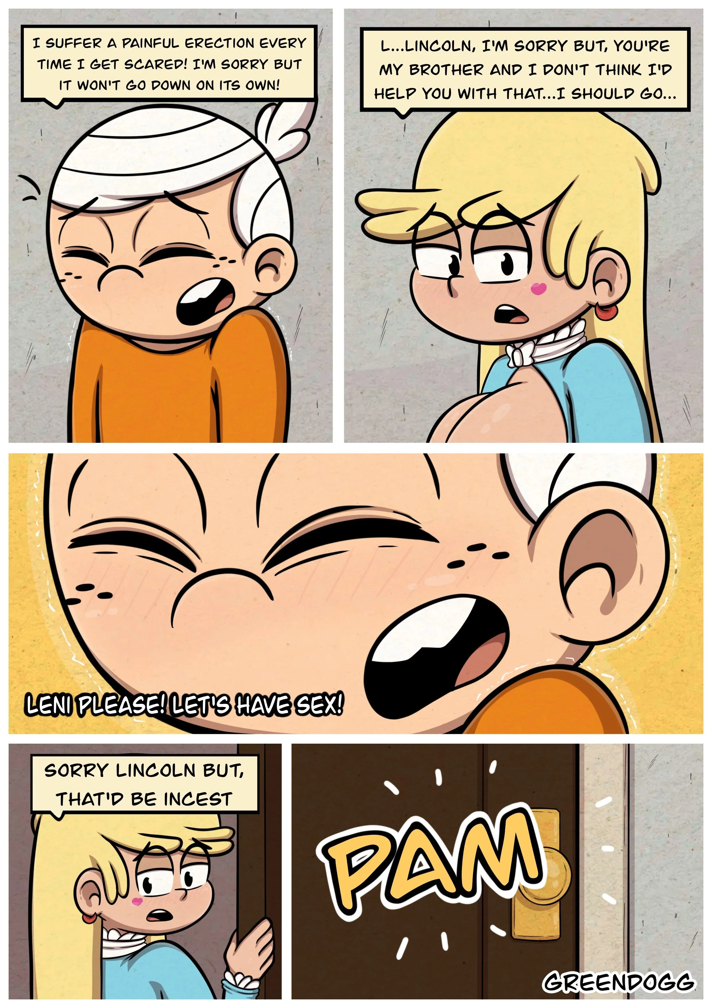 The Lewd Halloween (The Loud House), 1. The Lewd Halloween [GreenDogg], page 9 of 19