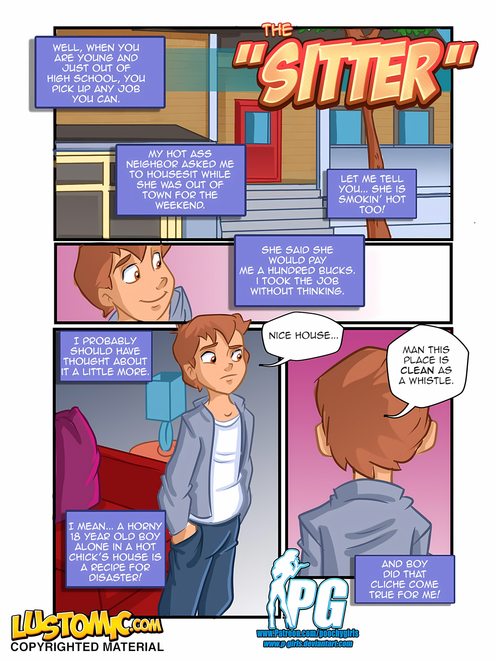 The Sitter [Lustomic], The Sitter, page 1 of 20