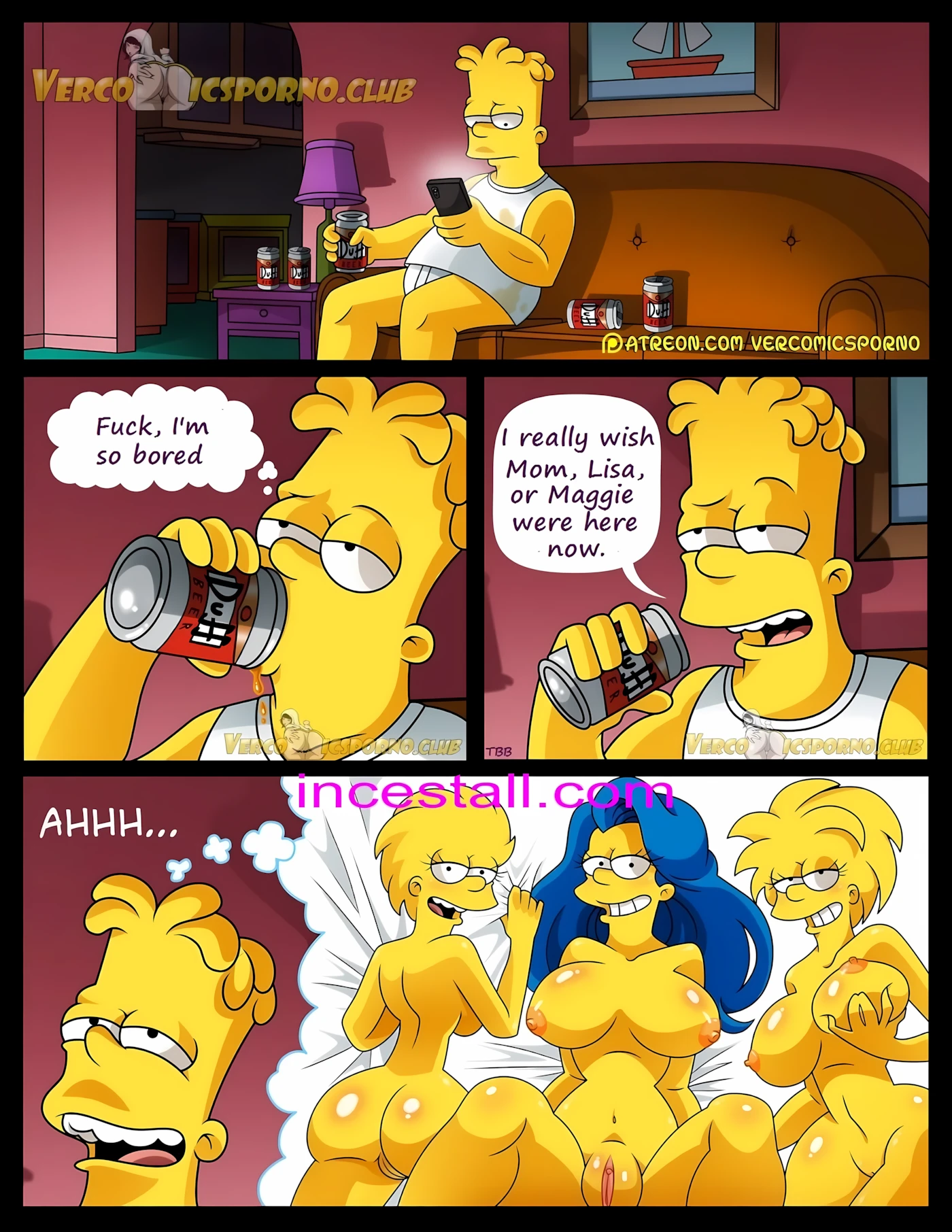 There’s No Sex Without EX (The Simpsons), 1 . There's No Sex Without EX [Milky Bunny], page 2 of 51