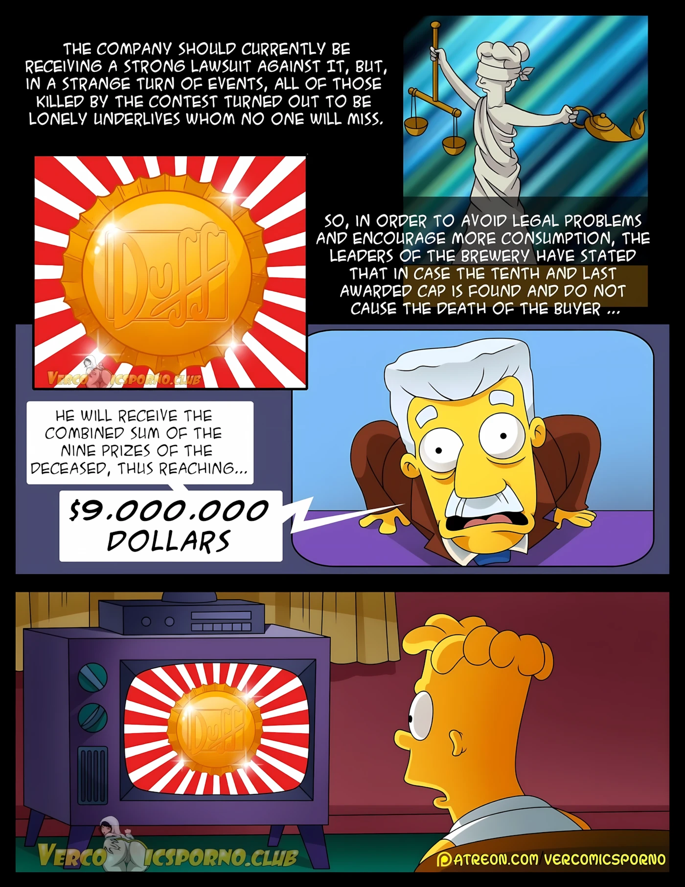 There’s No Sex Without EX (The Simpsons), 1 . There's No Sex Without EX [Milky Bunny], page 9 of 51