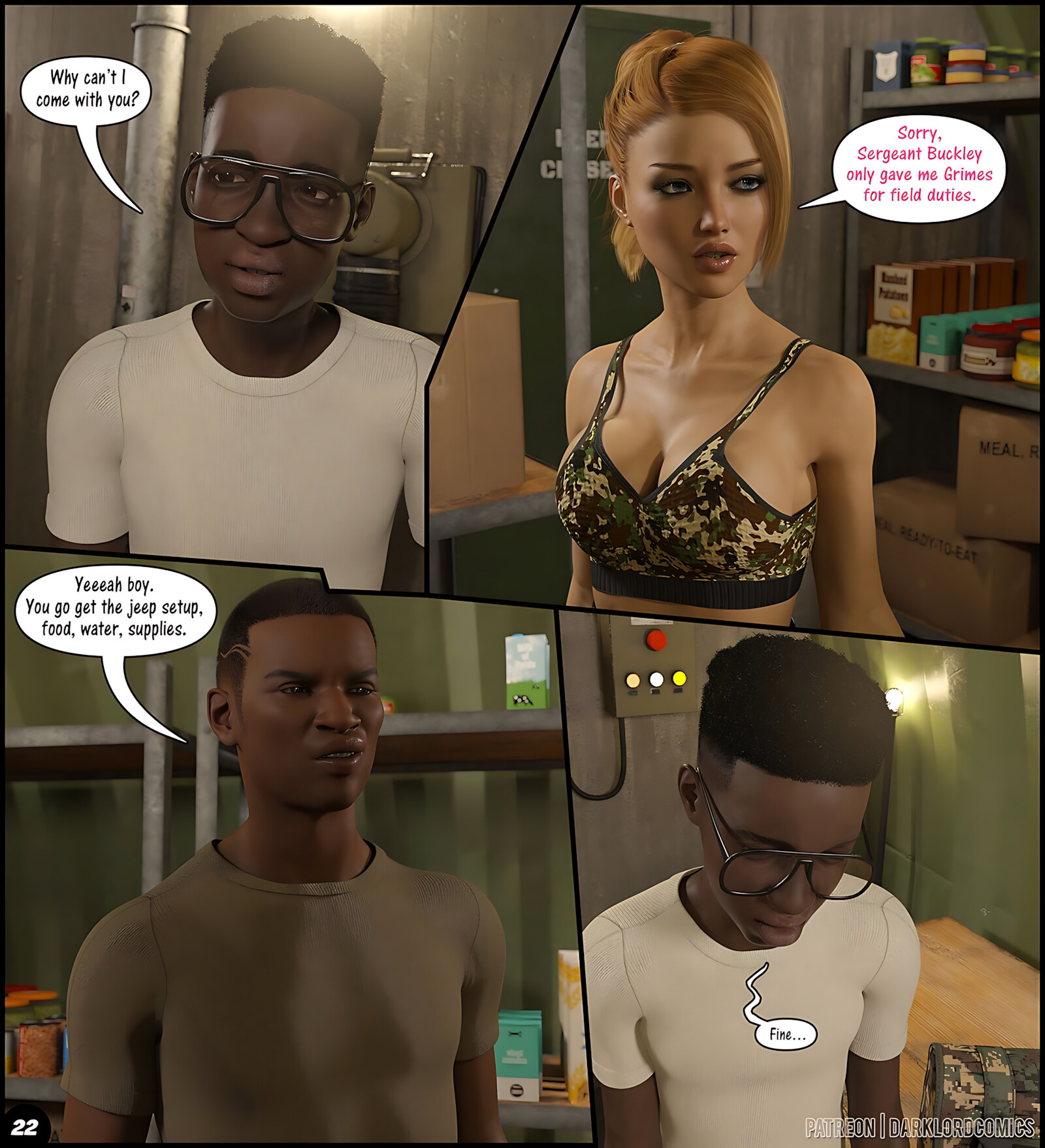 Together In The Army Now [Darklord], Together In The Army Now 3, page 22 of 64