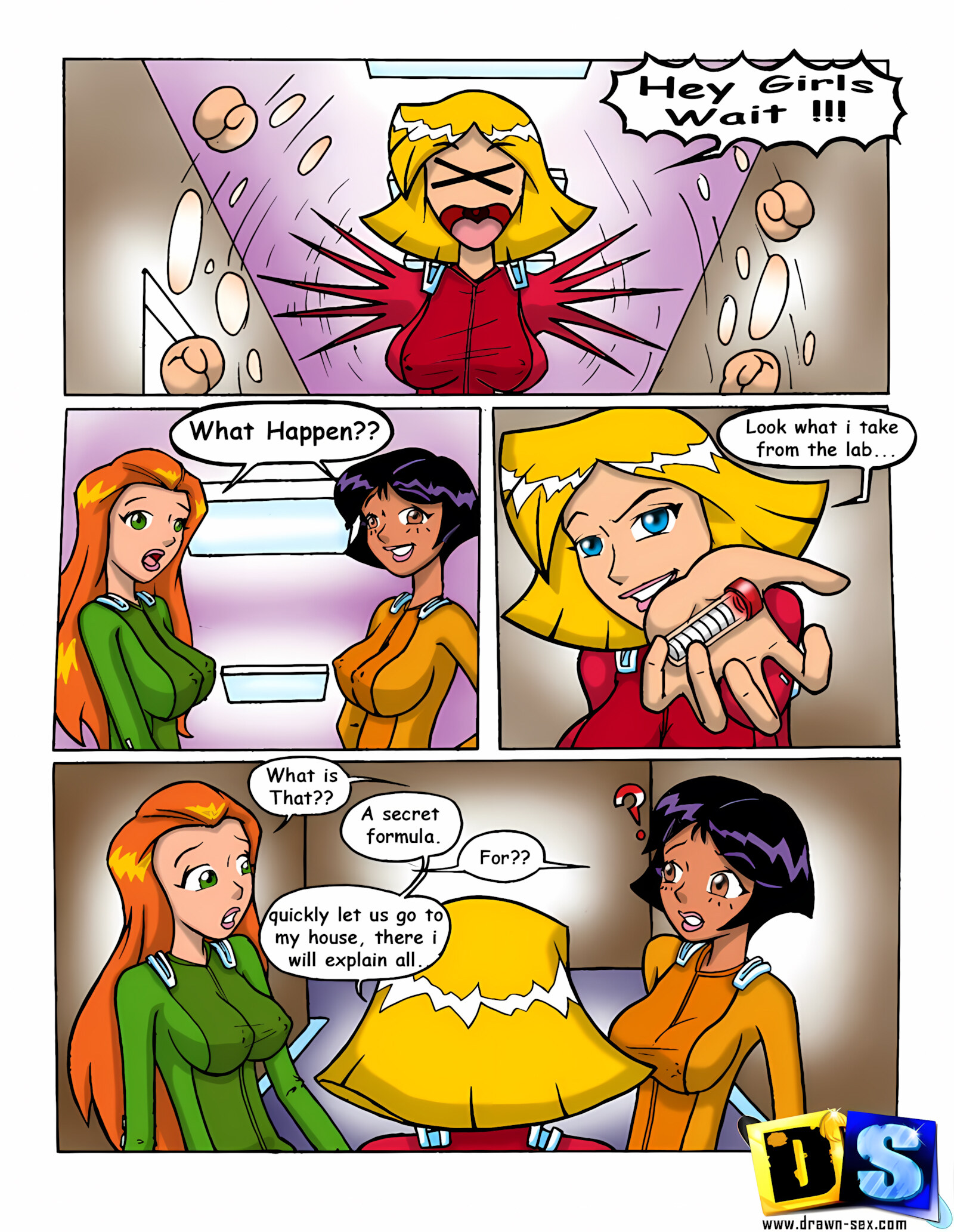 Totally Spies [Drawn-Sex], Totally Spies, page 1 of 10