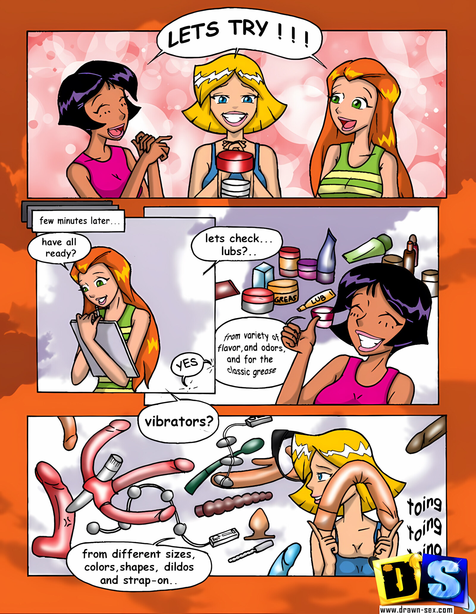 Totally Spies [Drawn-Sex], Totally Spies, page 3 of 10