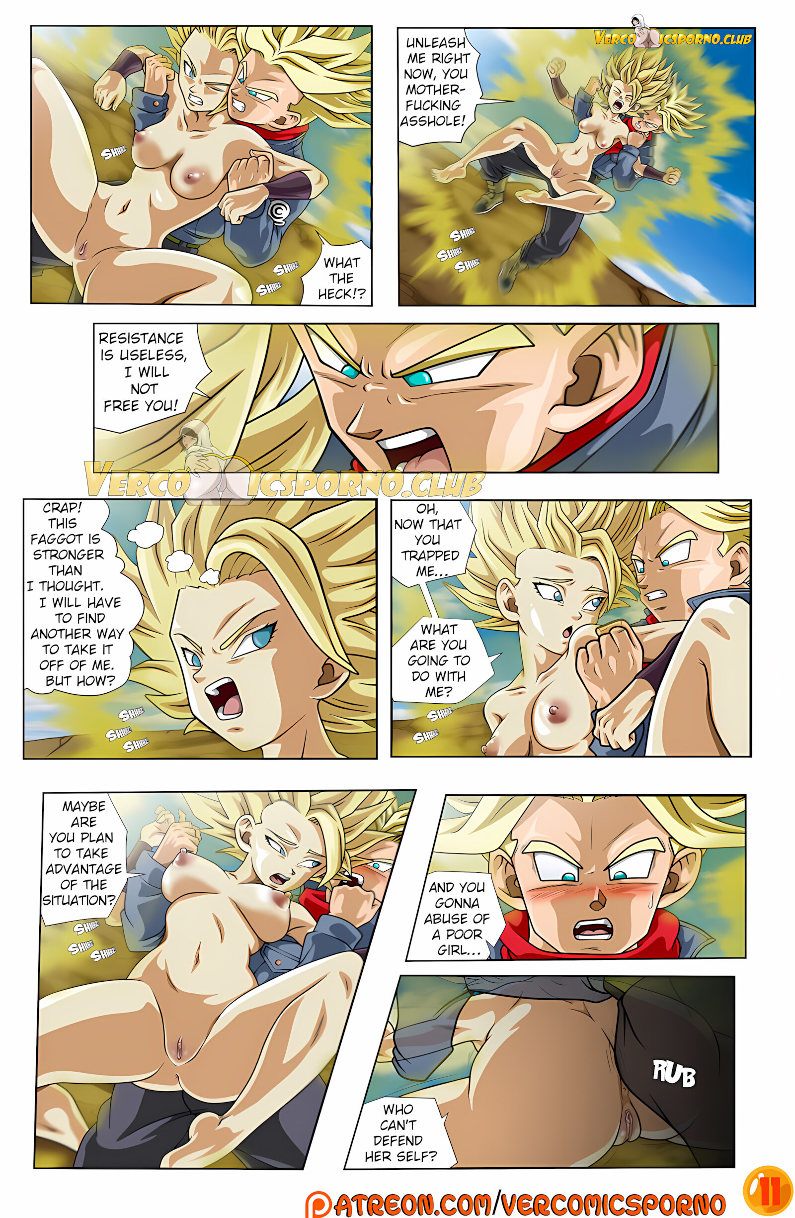 Trunks & Caulifla [Drah Navlag], Trunks & Caulifla [Drah Navlag], page 12 of 29