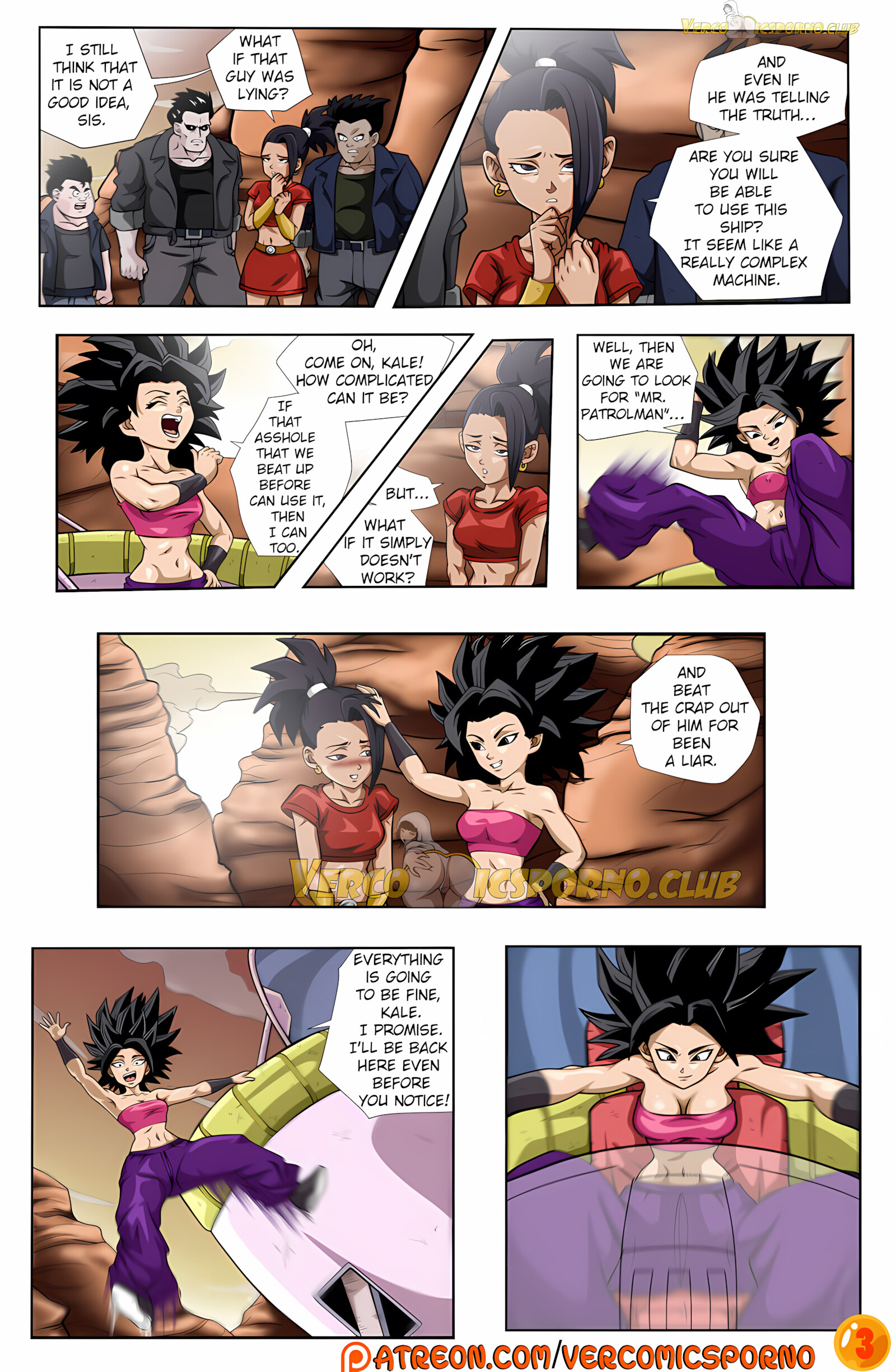 Trunks & Caulifla [Drah Navlag], Trunks & Caulifla [Drah Navlag], page 4 of 29