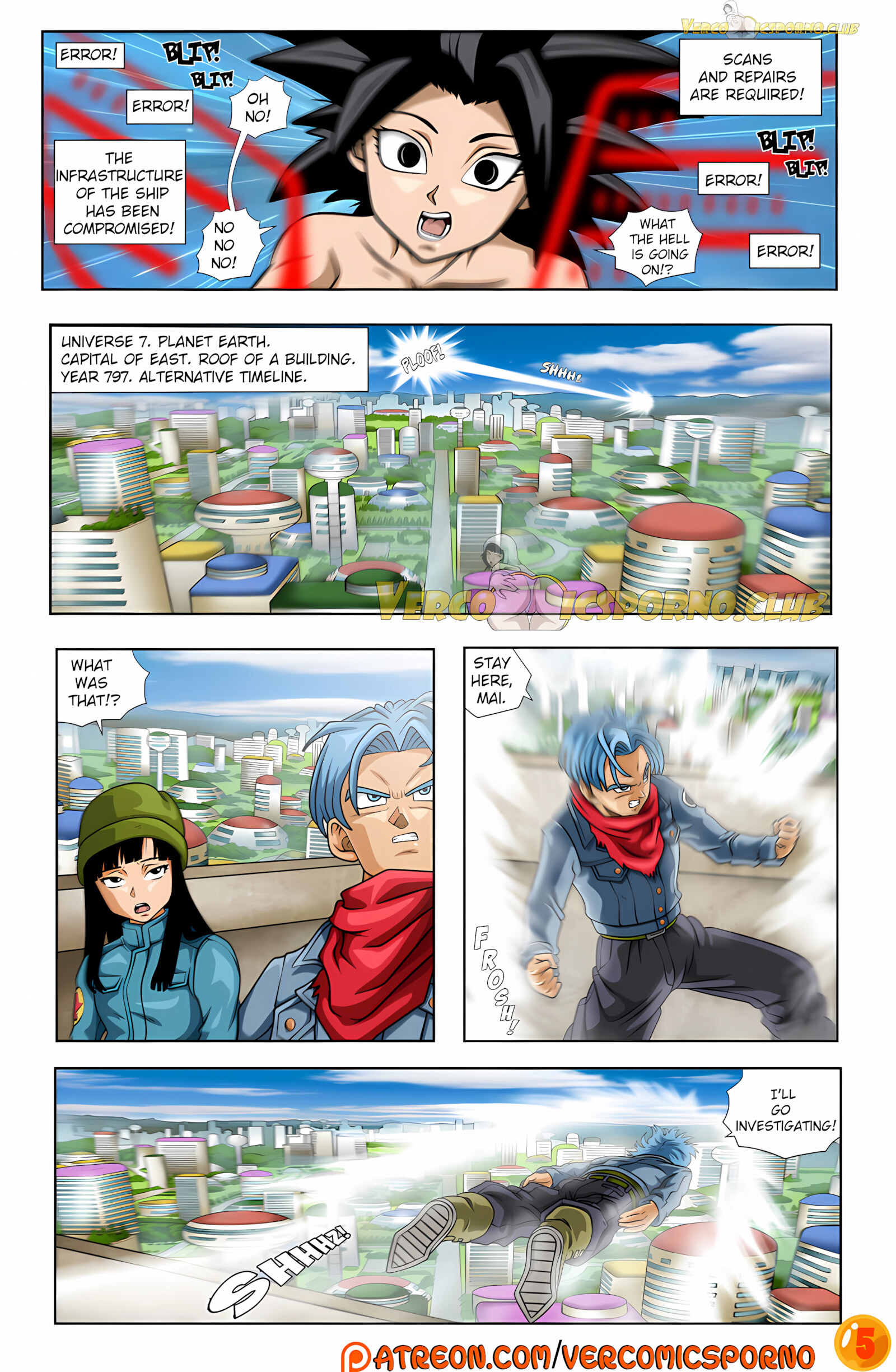 Trunks & Caulifla [Drah Navlag], Trunks & Caulifla [Drah Navlag], page 6 of 29