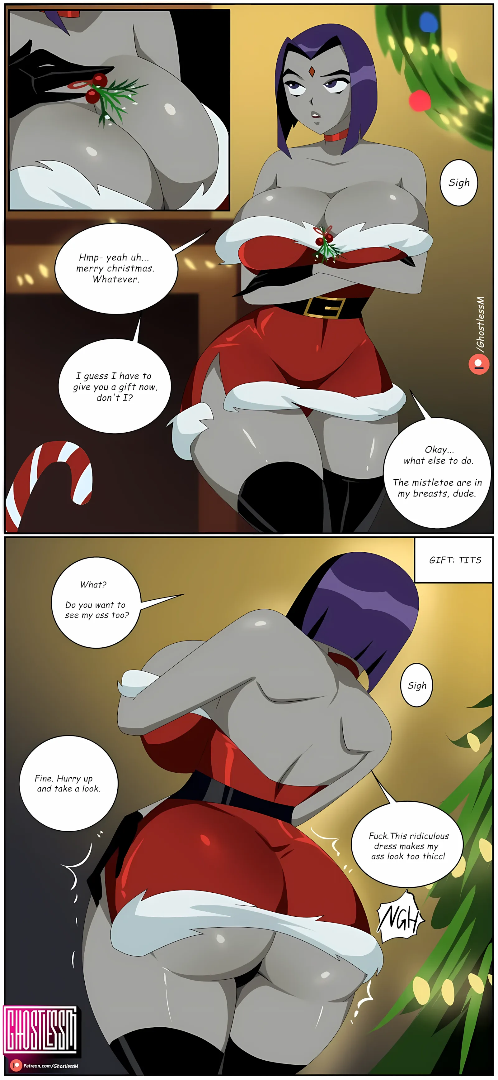 Under the Mistletoe [Ghostlessm], Under the Mistletoe, page 3 of 7