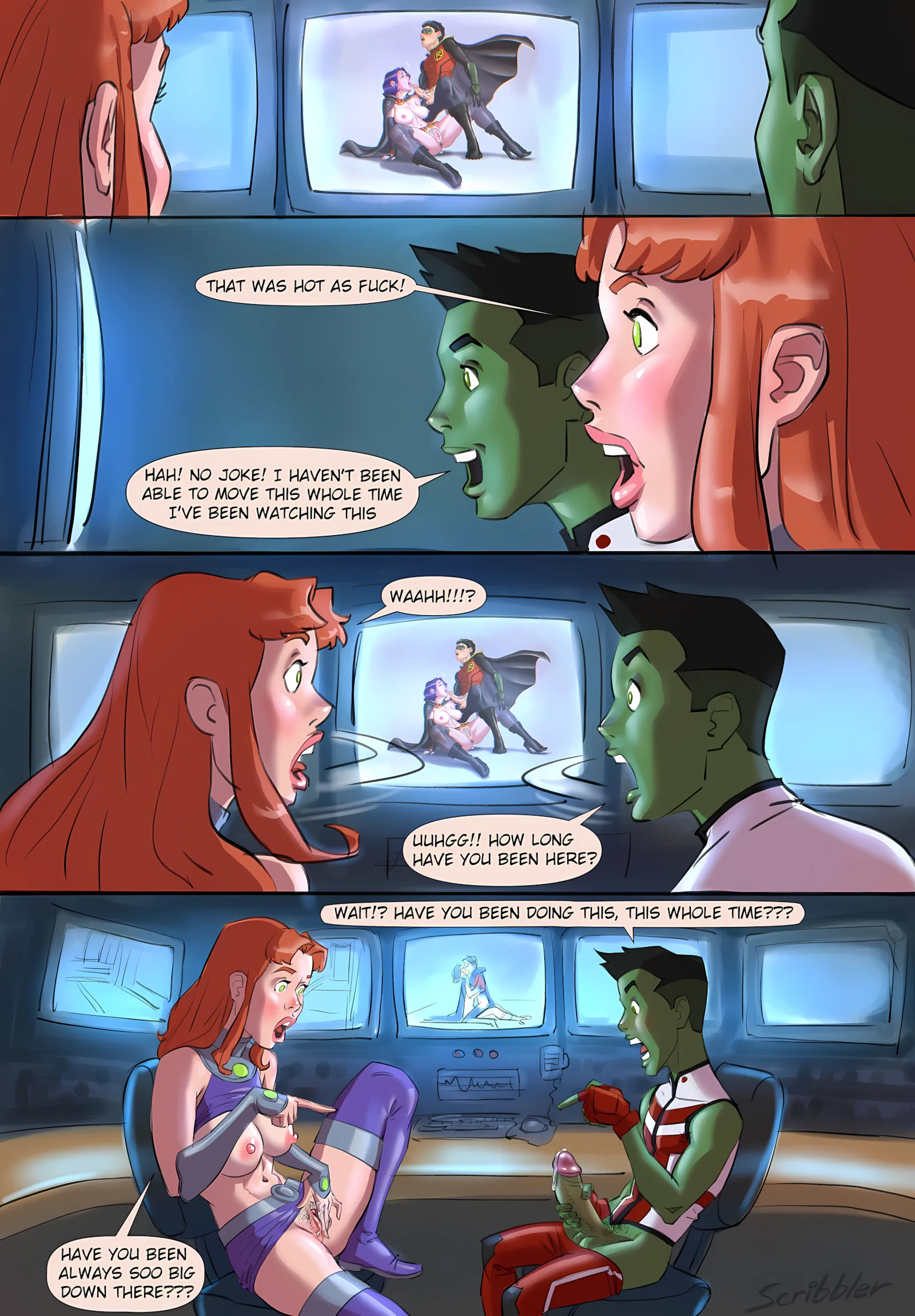Voyeurs – Teen Titans [Scribbler], Voyeurs - Teen Titans, page 2 of 16